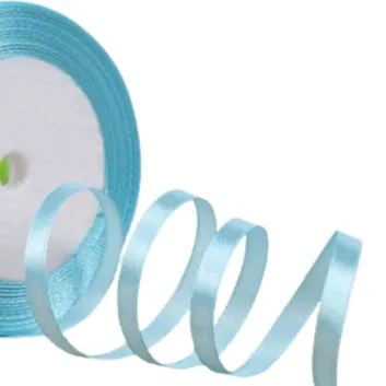 Exporanto Saten Kurdele 6 mm Mint 1 Metre
