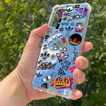 Exporanto Samsung S21 Plus Uyumlu Aynalı Renkli Desenli Darbe Kamera Korumalı Silikon Telefon Kılıfı