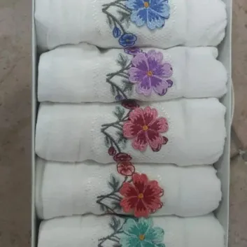 Exporanto Mutfak Havlusu Kadife Kutulu Desenli 30X50 cm 6 Adet Pamuk 3
