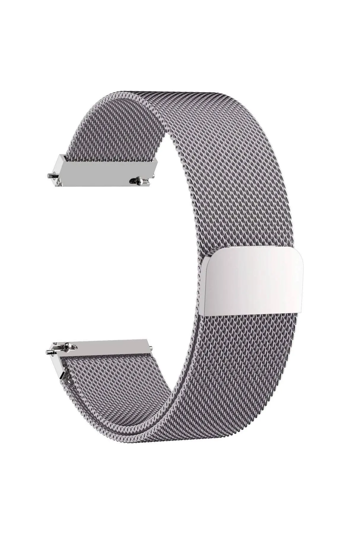 Markacase Samsung Galaxy Watch 4  44 Mm R870 Için Metal Milanese Kordon görsel 5