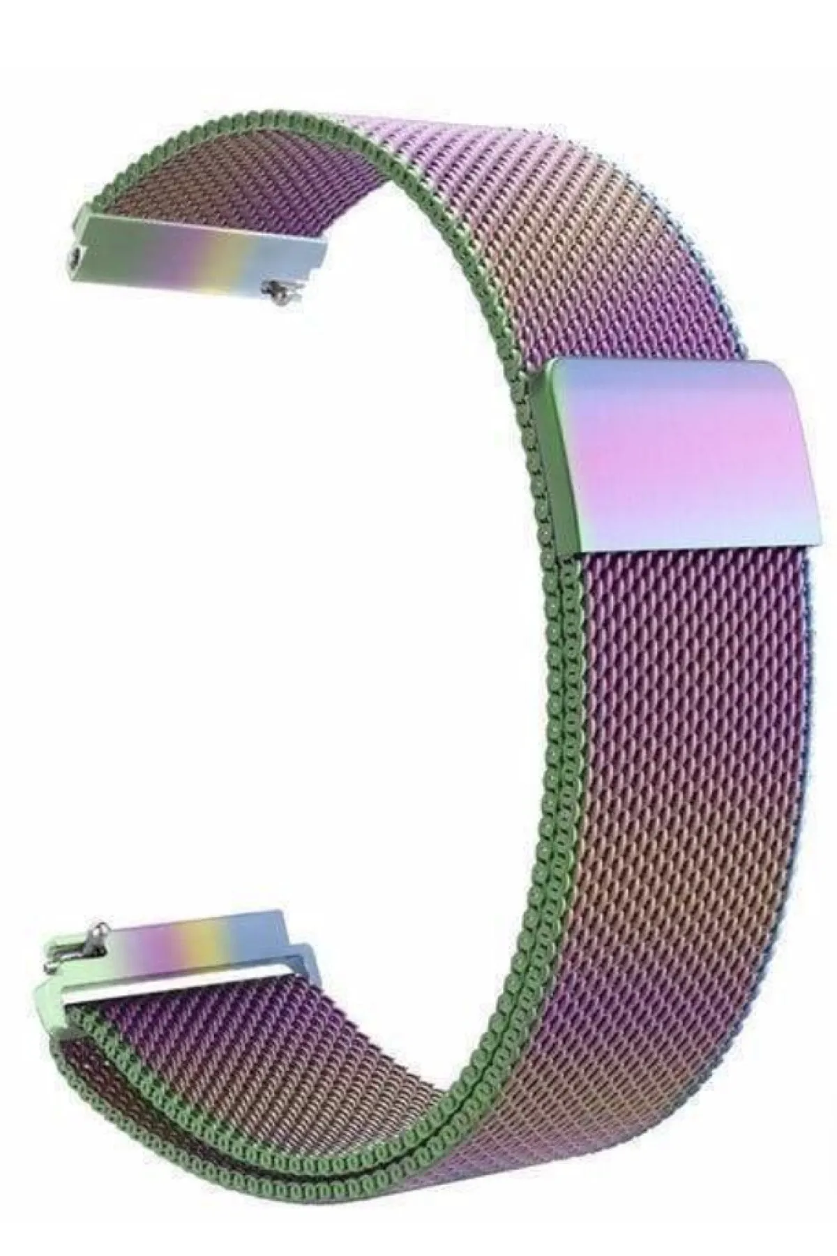 Markacase Samsung Galaxy Watch 4  44 Mm R870 Için Metal Milanese Kordon görsel 7