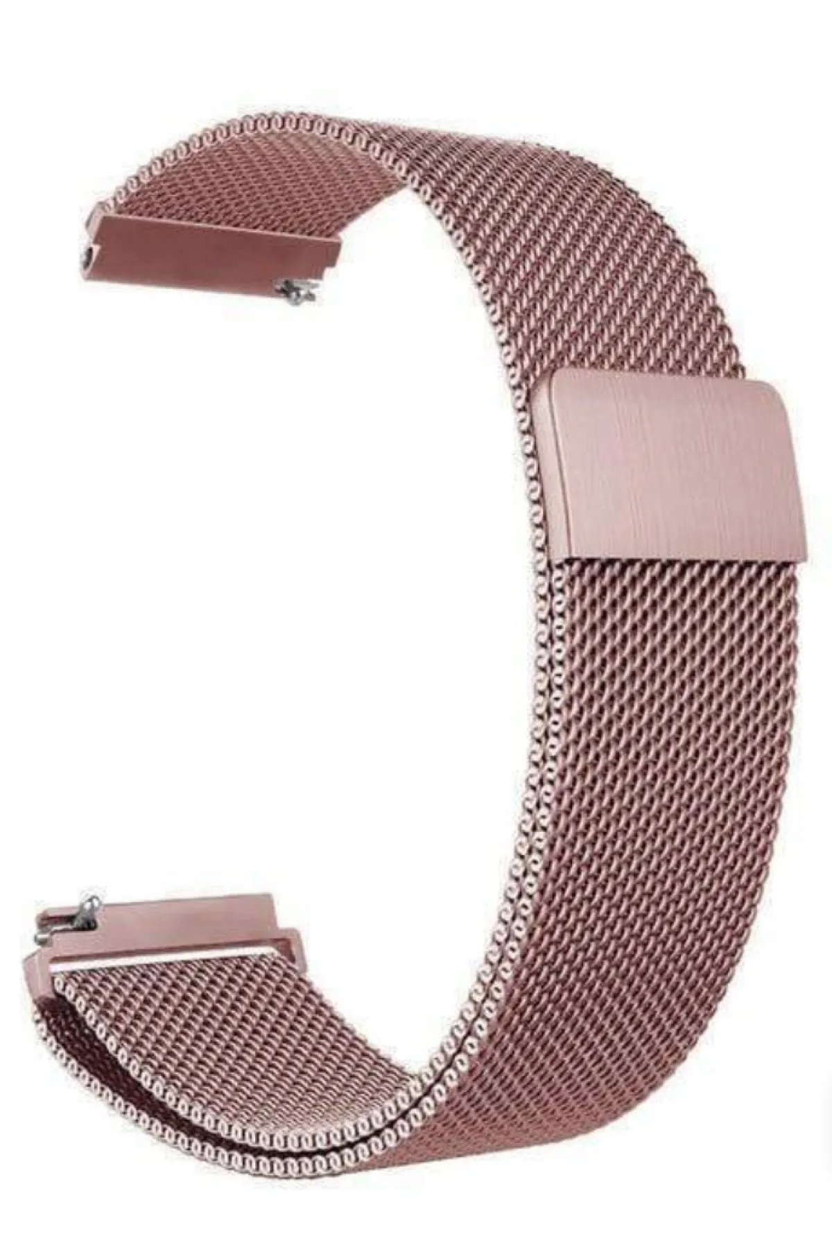 Markacase Samsung Galaxy Watch 4  44 Mm R870 Için Metal Milanese Kordon görsel 8