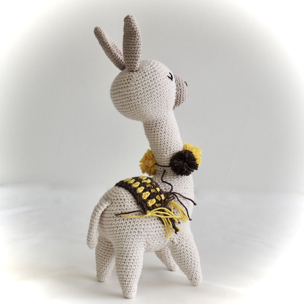 Sevimli Lama Amigurumi Oyuncak görsel 3