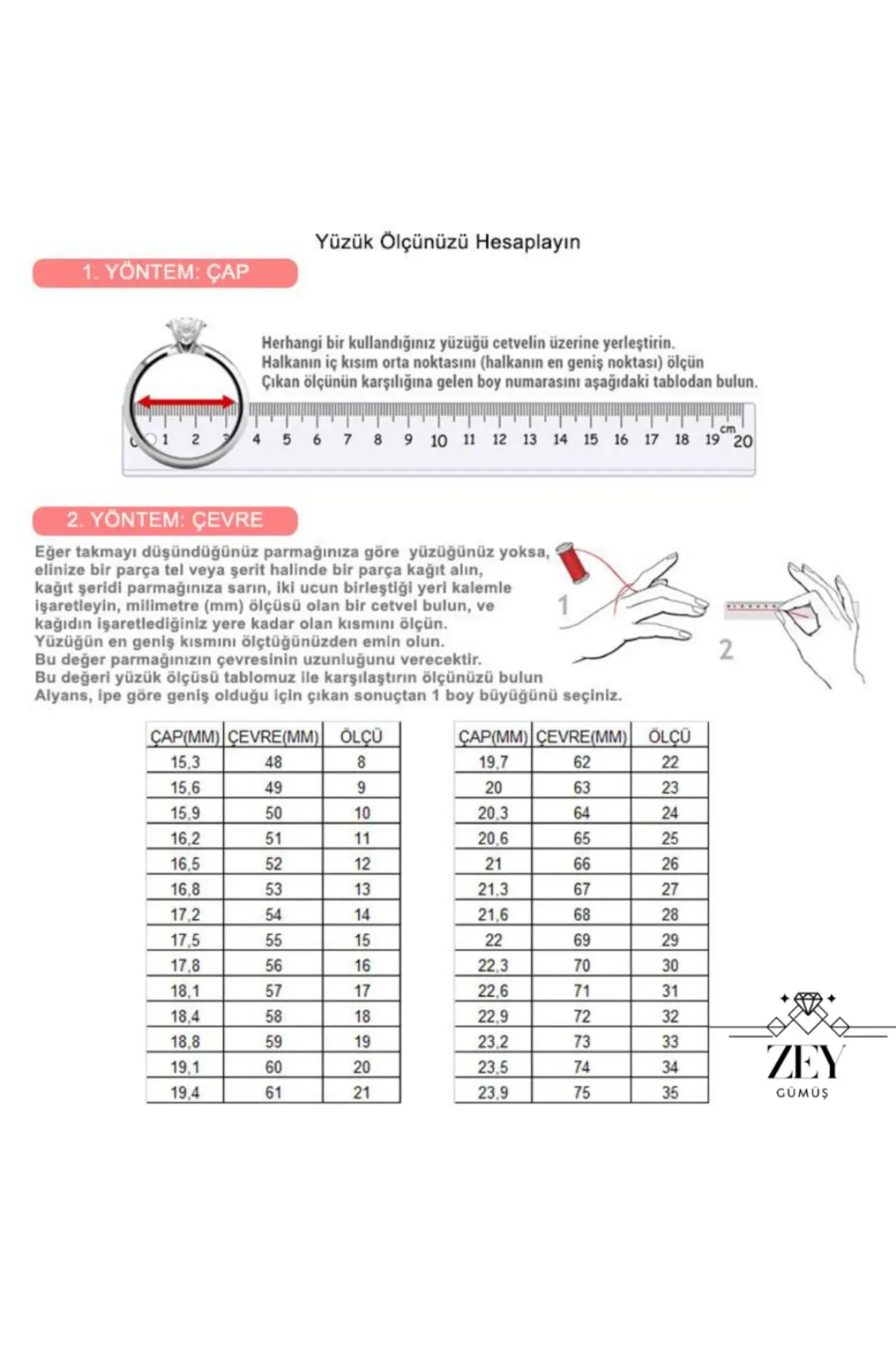 ZEY GÜMÜŞ 925 Ayar Zirkon Taşlı Baget Yüzük (Özel Işıklı Hediye Kutusu İle) görsel 6