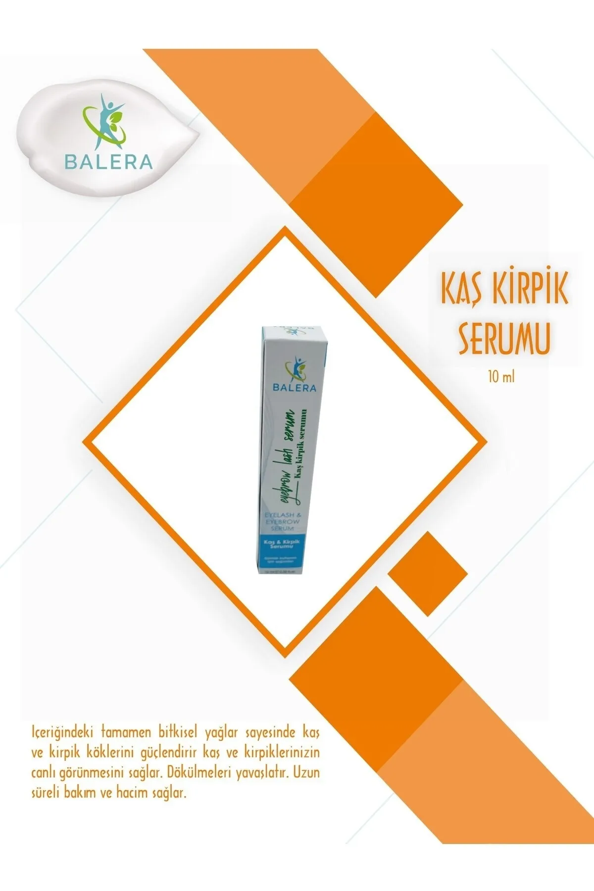 BALERA | Kaş Şekillendirici Wax 50ml & Kaş Kirpik Serumu görsel 2