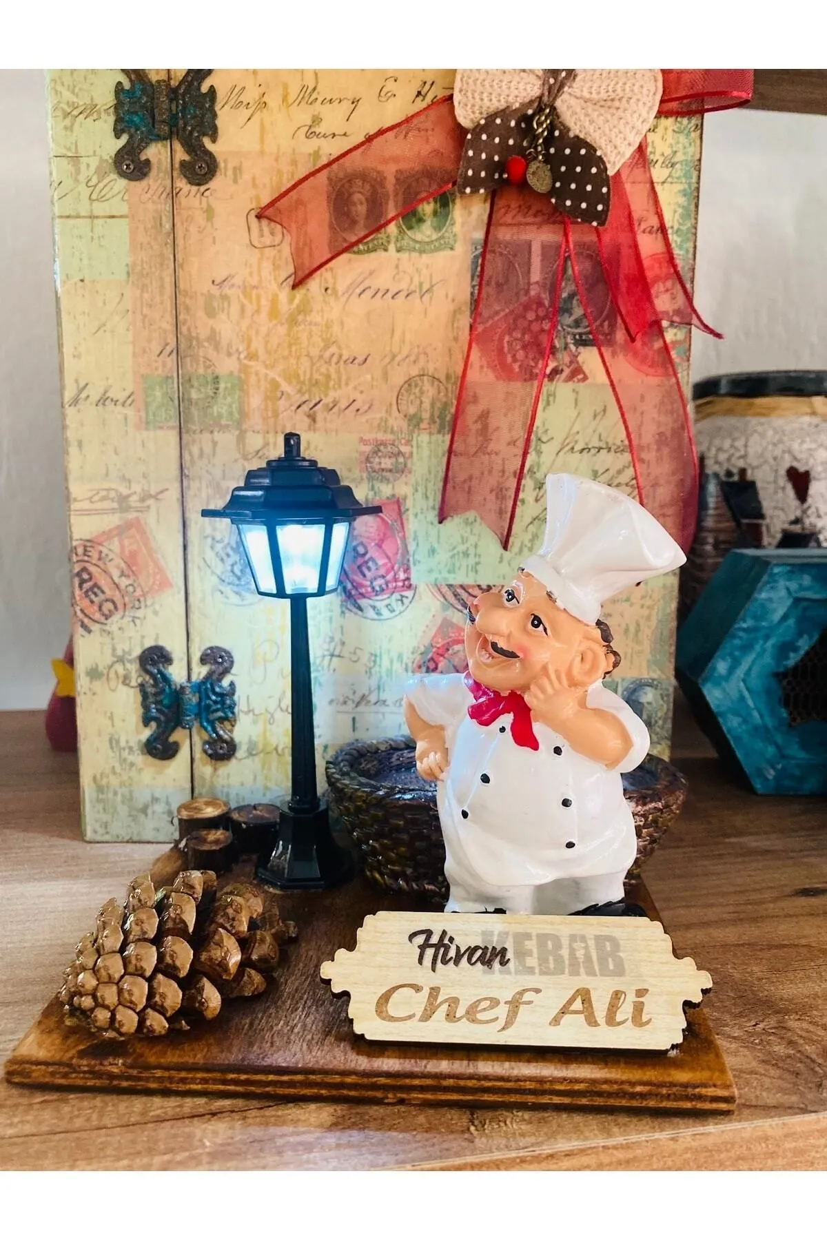MYK HEDİYE VE SANAT ATÖLYESİ  Aşcı Chef Hediyesi Kafe Restoran Hediyeleri görsel 2