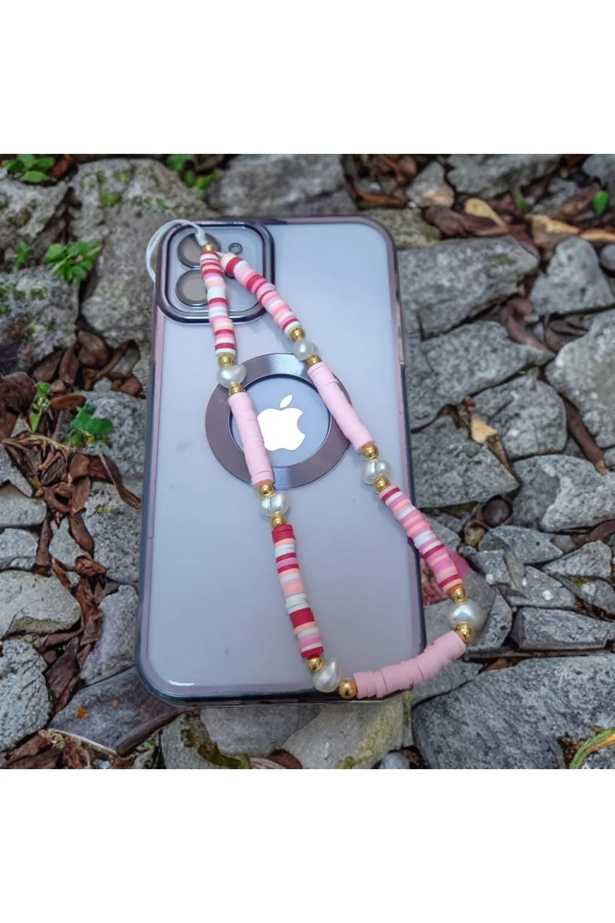 BALERA | Renkli Boncuklu Telefon Askısı görsel 2