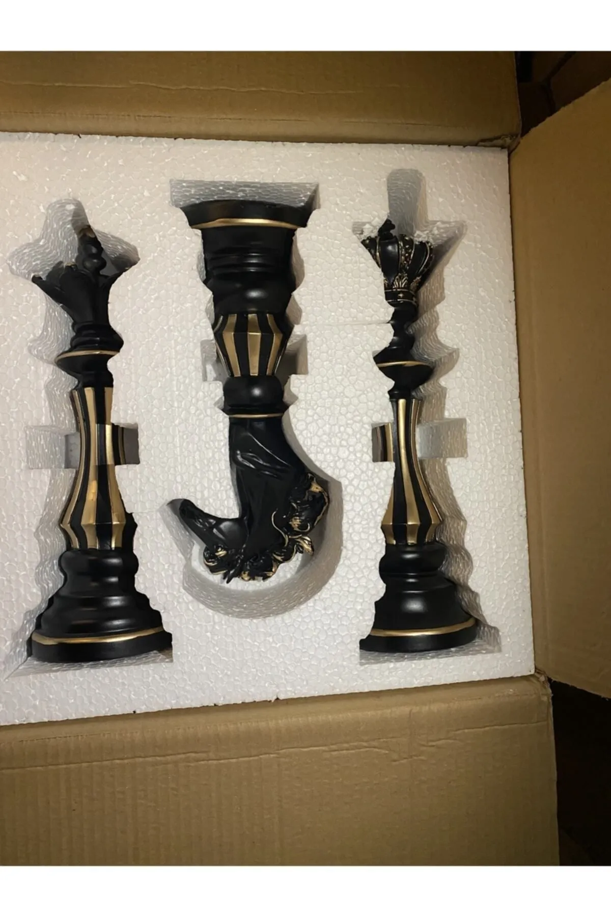 MYK HEDİYE VE SANAT ATÖLYESİ Satranç Üçlü Takım görsel 3