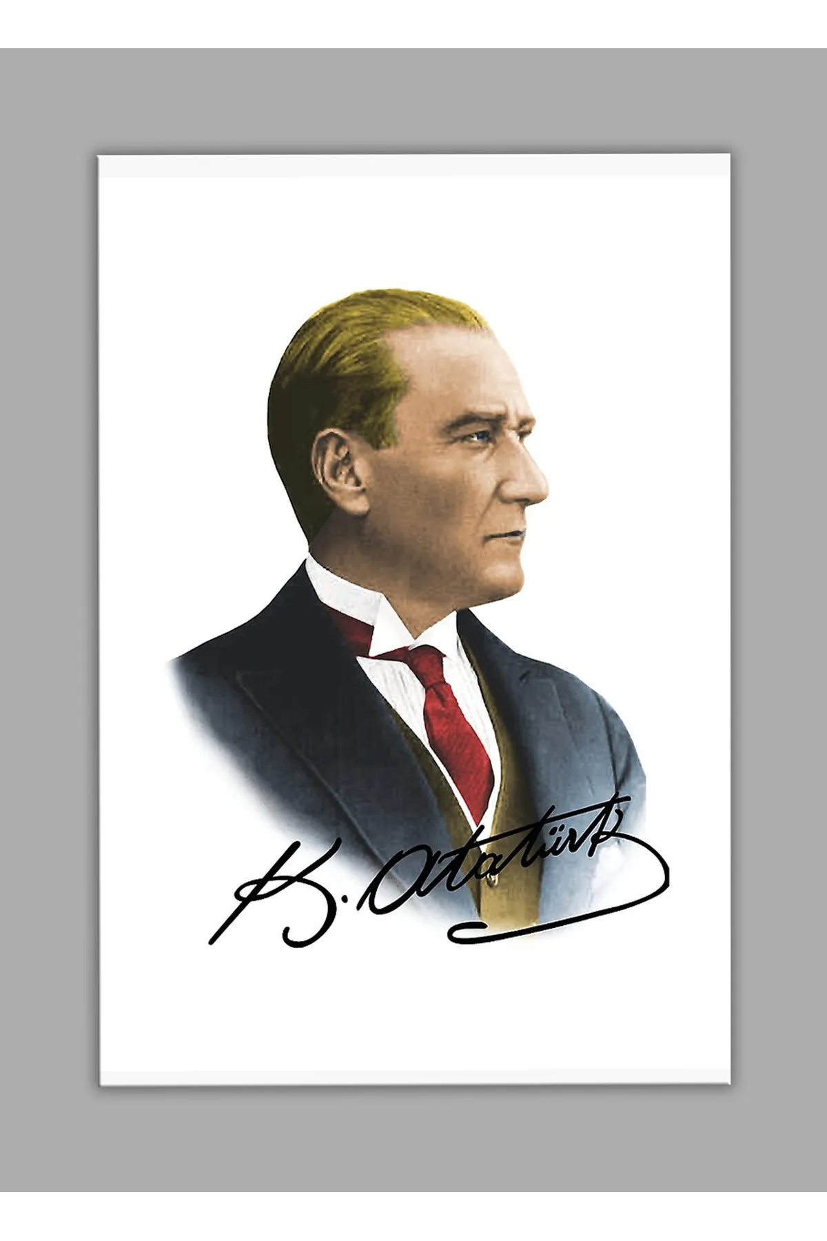 BALERA Atatürk 03 Cam Tablo-Atatürk Tablosu görsel 3