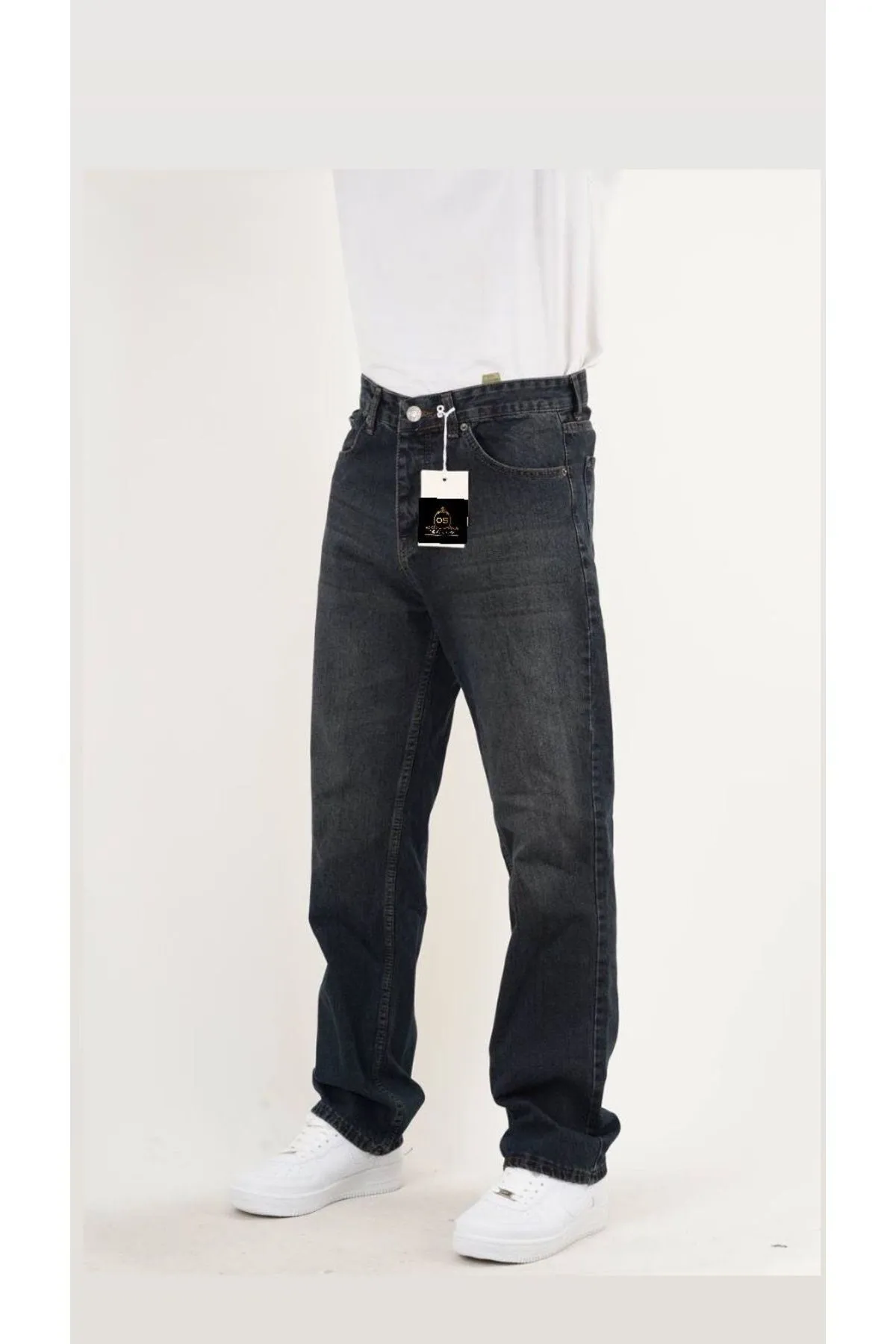 ORAY STORE Vintage Taşlamalı Baggy Pantolon görsel 3