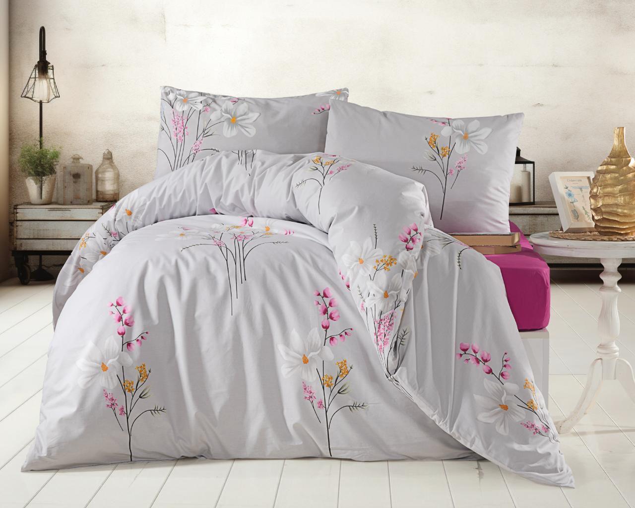 Elif Tedarik %100 Cotton Çift Kişilik Nevresim Takımı görsel 2