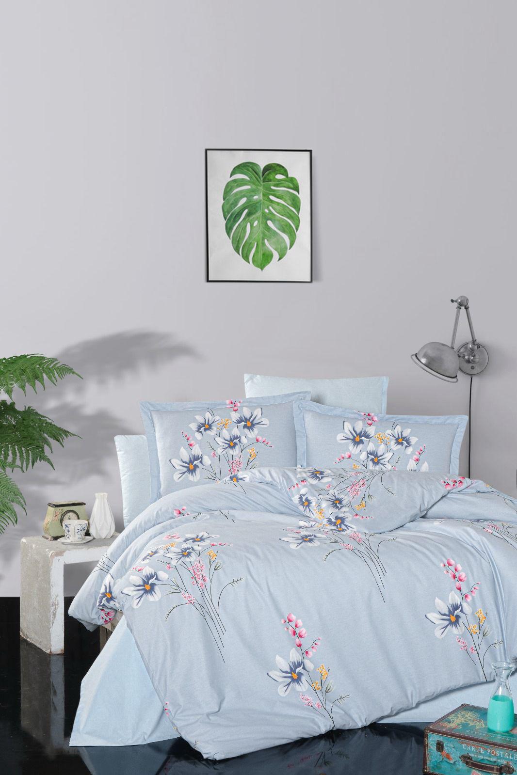 Elif Tedarik %100 Cotton Çift Kişilik Nevresim Takımı görsel 2