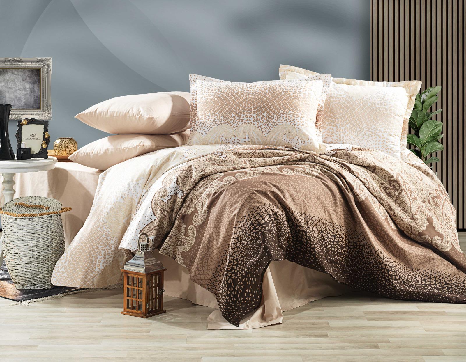 Elif Tedarik %100 Cotton Çift Kişilik Nevresim Takımı görsel 2