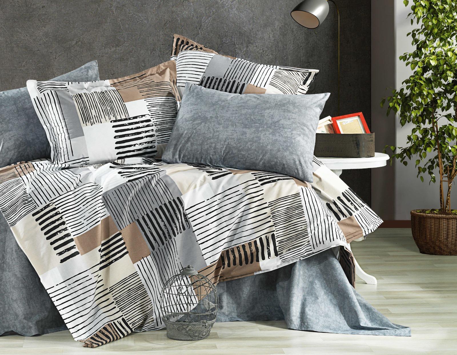 Elif Tedarik %100 Cotton Çift Kişilik Nevresim Takımı görsel 2