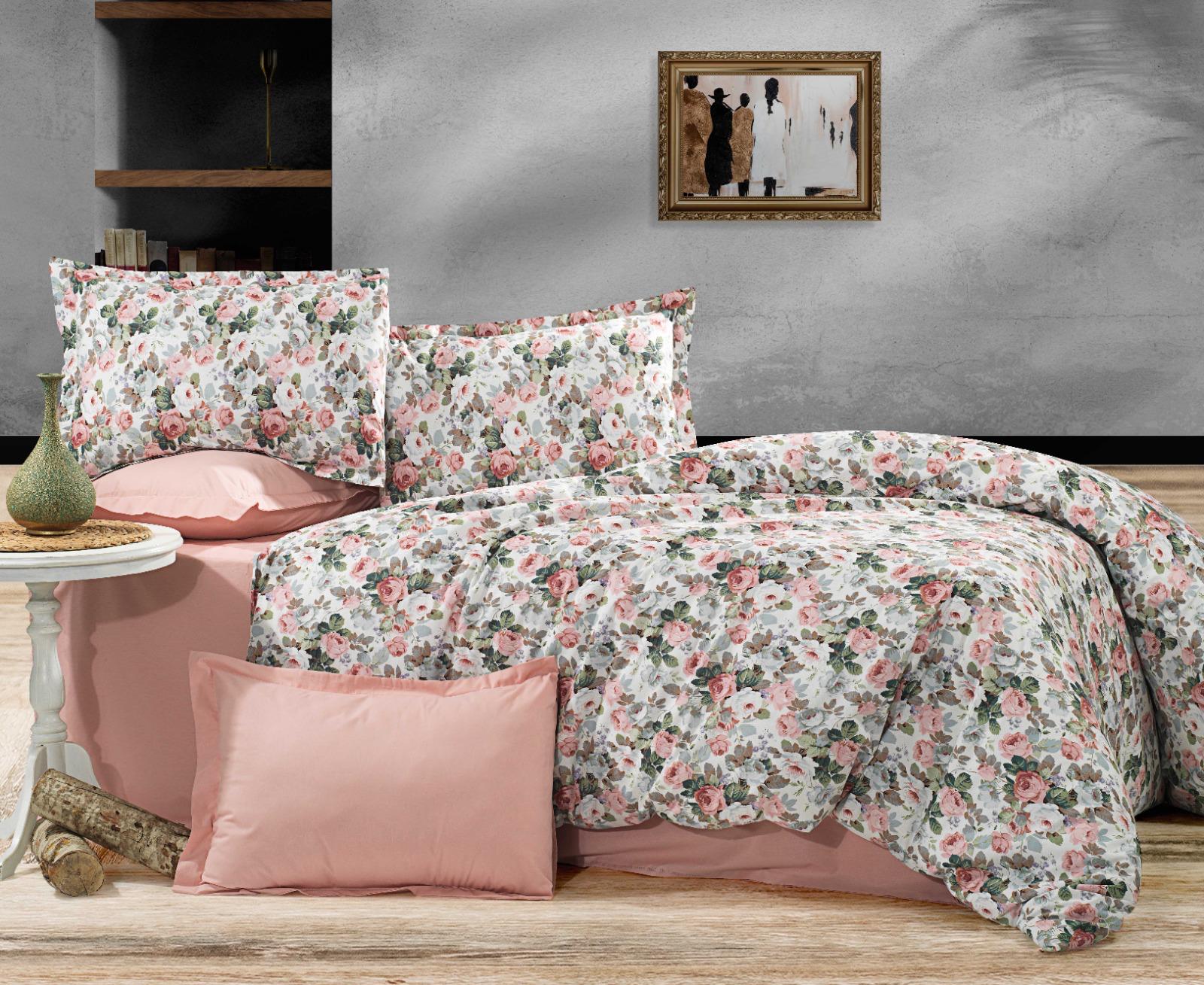 Elif Tedarik %100 Cotton Çift Kişilik Nevresim Takımı görsel 2