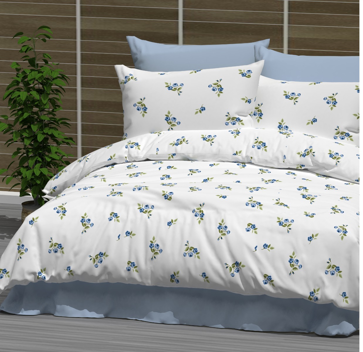 Elif Tedarik %100 Cotton Çift Kişilik Nevresim Takımı görsel 2