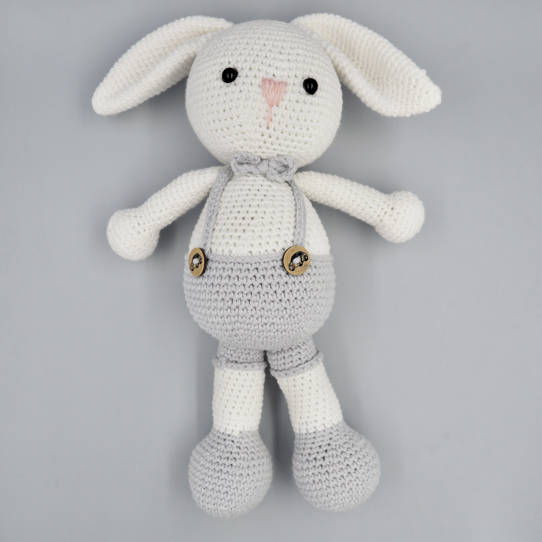 Bere-Atkı ve Sevimli Tavşancık Amigurumi Oyuncak Hediye Kutusu görsel 6