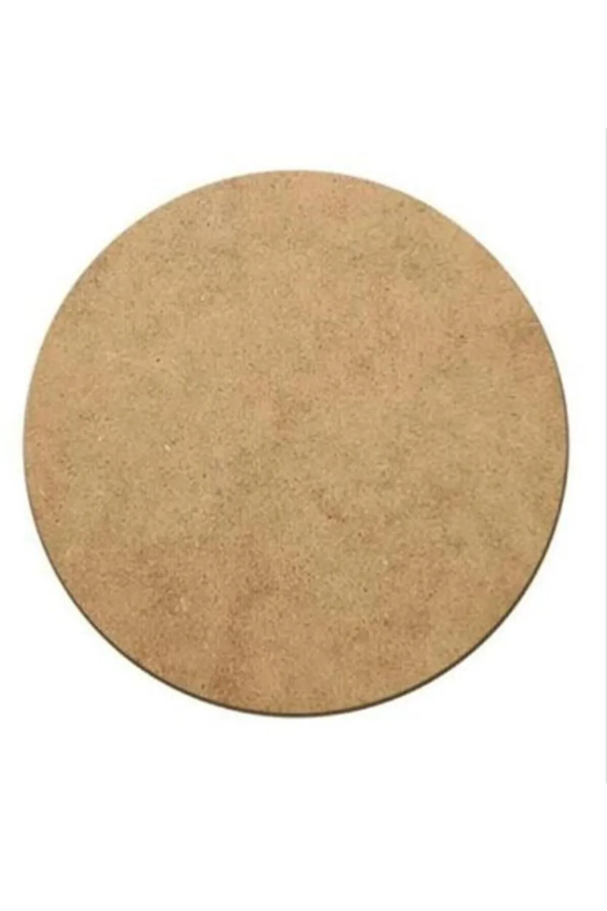 Silay Hediyelik 12 Adet 35 cm Çap Ham Mdf 3 Mm + 12ad.8cm Bardak Altı Ahşap Supla Mdf
