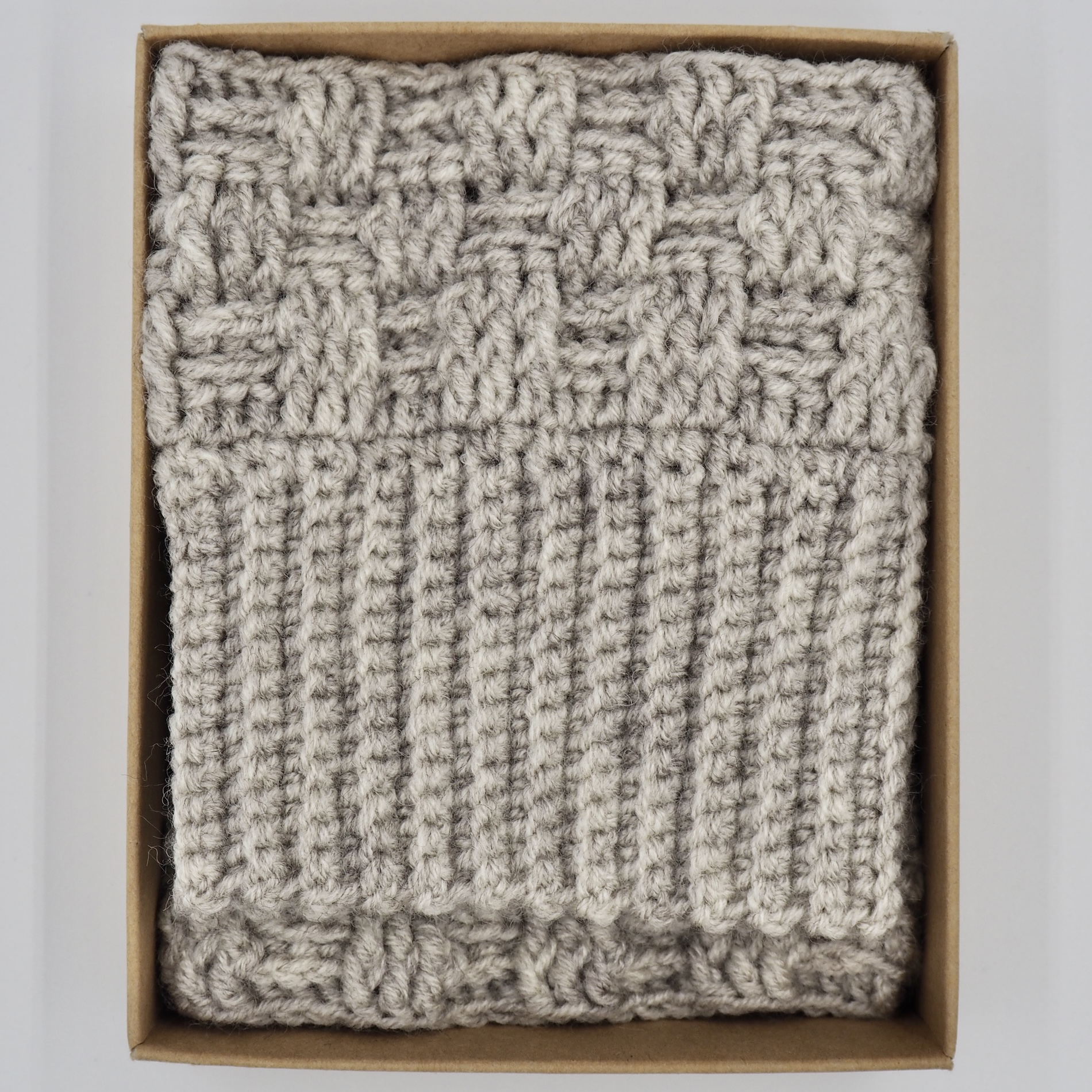 El Örgüsü Gri Bot Manşeti (Boot Cuffs) görsel 5