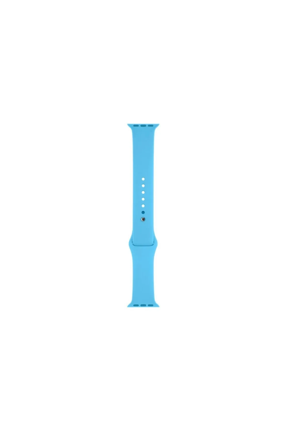 Markacase Apple Watch Series 1 2 3  Uyumlu 42 mm Mavi S Beden Kordon