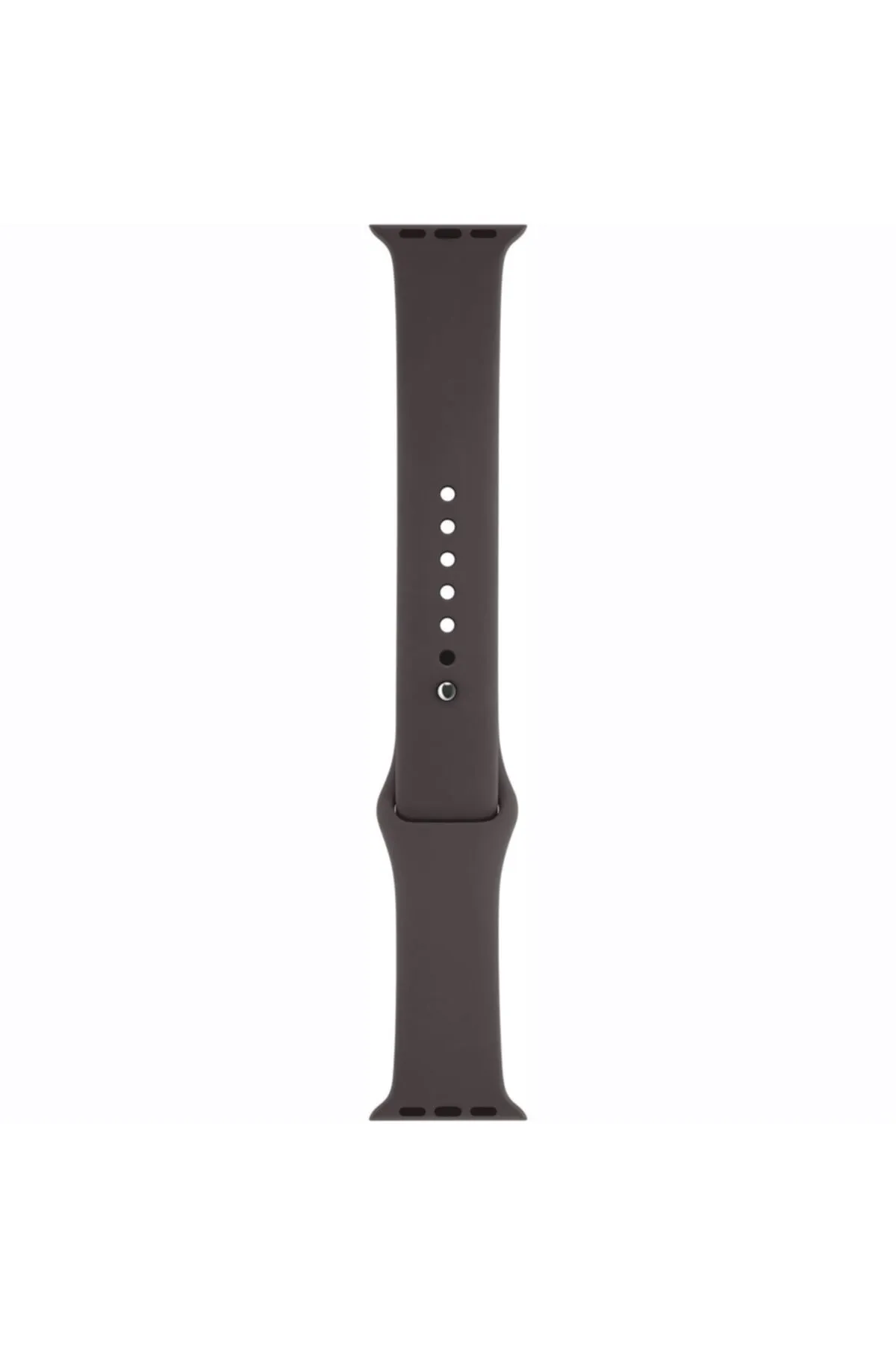 Markacase Kahverengi Apple Watch Series 1 2 3 Için 42 Mm Small Beden(s Sıze) Silikon Kordon