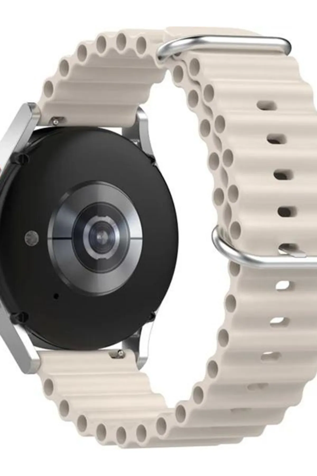 MarkaCase Samsung Galaxy Watch 3 45MM Için Ocean Loop Silikon Kordon 22MM görsel 2