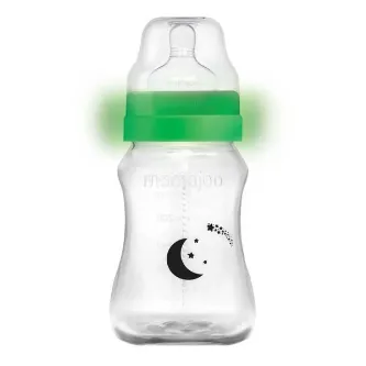 Mutlu Sepetim Mamajoo Gece & Gündüz Biberonu 270 ml & Anti-kolik Biberon Emziği No:2 / M