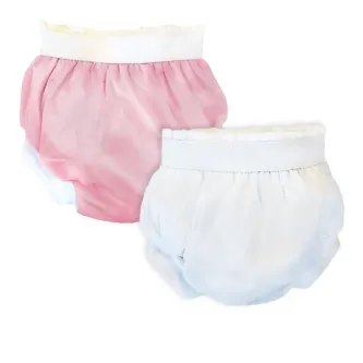 Mutlu Sepetim Sema Baby 2'li Lüks Alıştırma Külodu 10-15 Kg - Beyaz/pembe