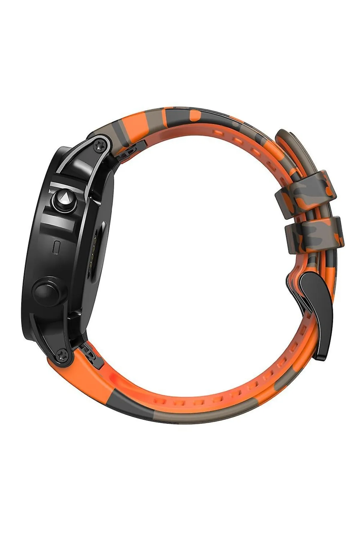 MarkaCase Garmin Quatix 5 (22MM) Kamuflaj Silikon Saat Kordonu görsel 4