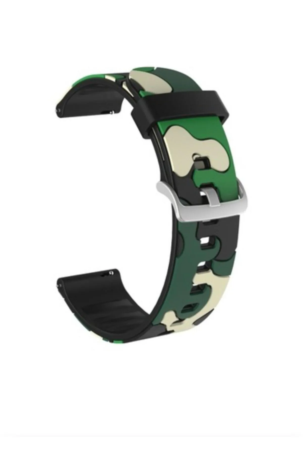 MarkaCase Garmin 245-245 Music İçin Kamuflaj Silikon Saat Kordonu 20MM görsel 2