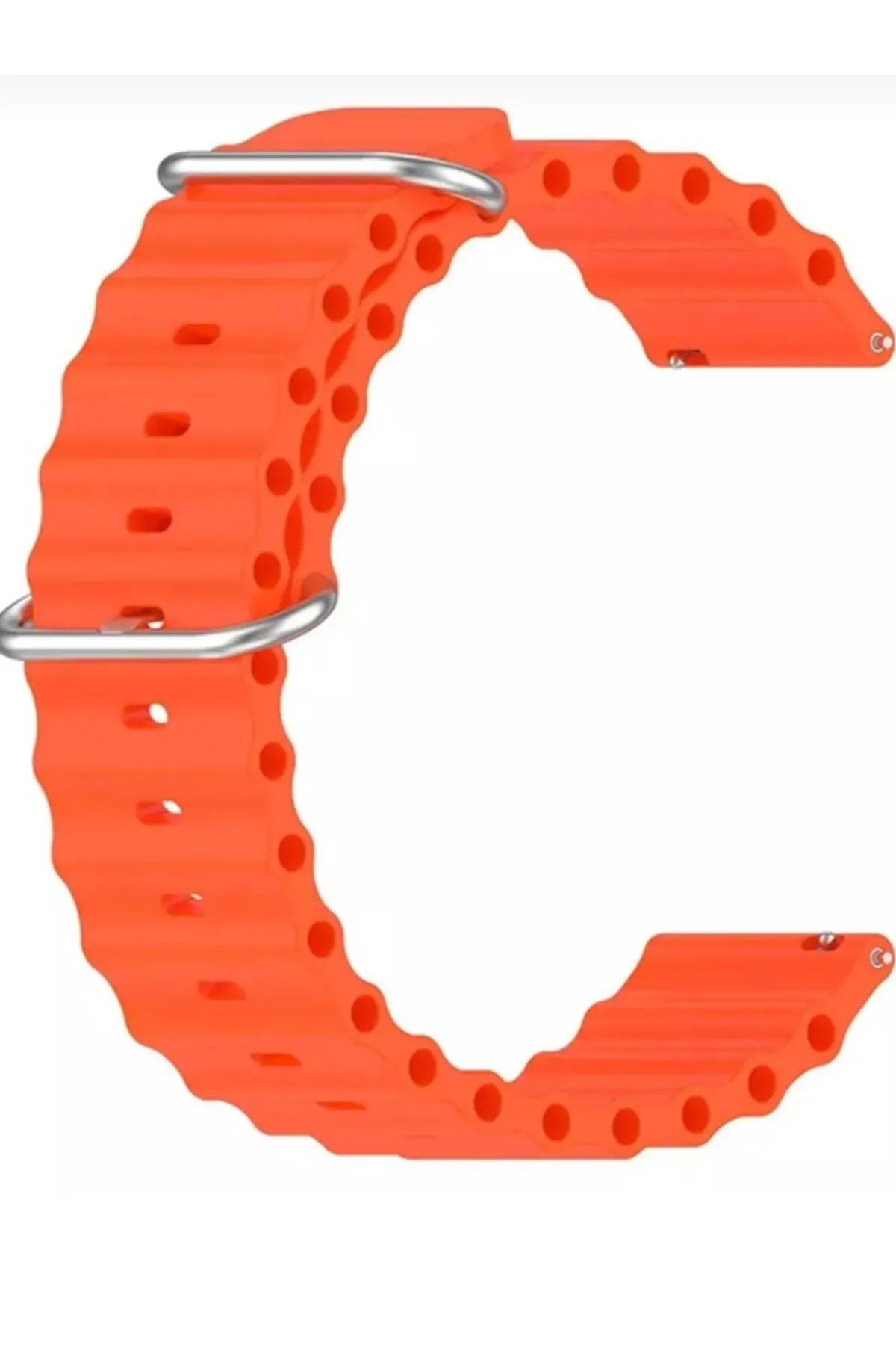 MarkaCase Garmin Vivoactive 4 Için Ocean Loop Silikon Kordon 22MM görsel 2
