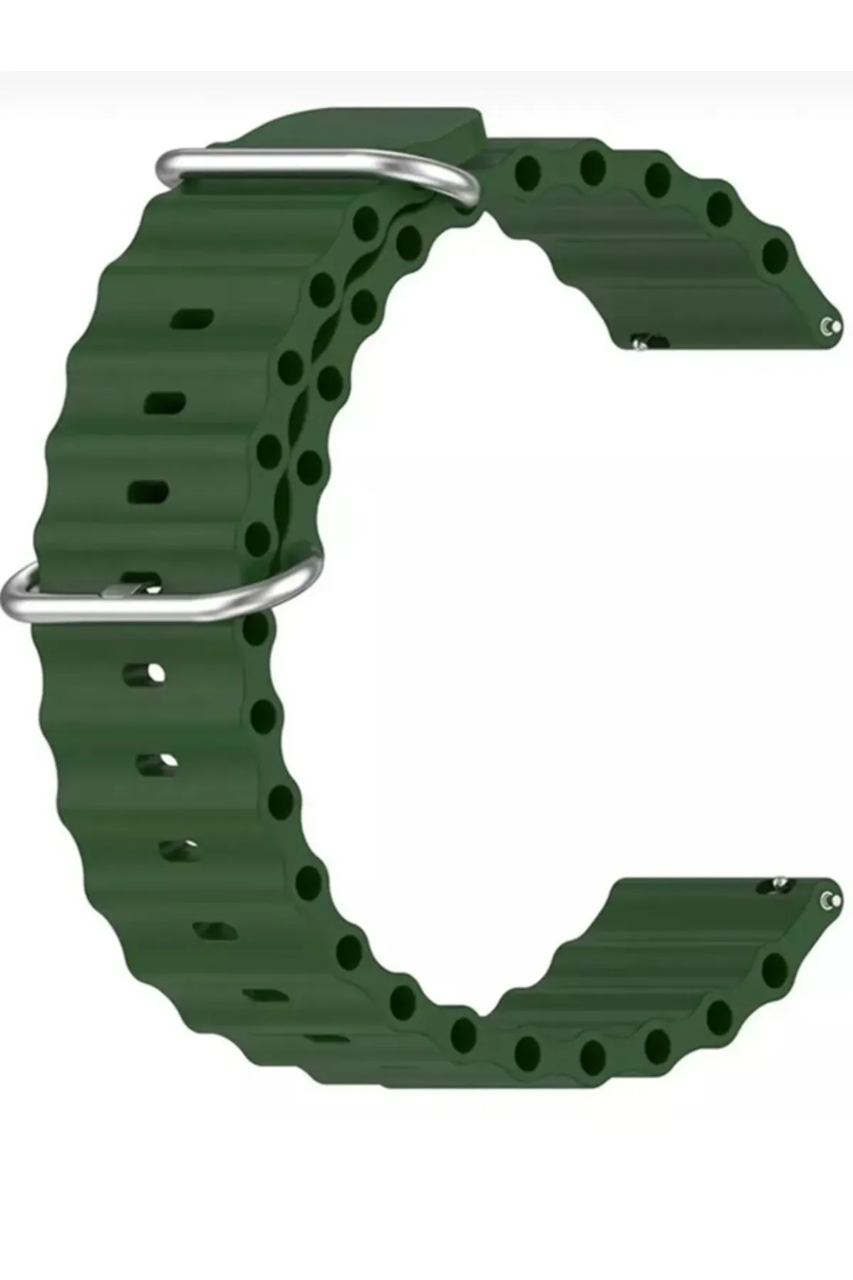 MarkaCase Garmin Vivoactive 4 Için Ocean Loop Silikon Kordon 22MM