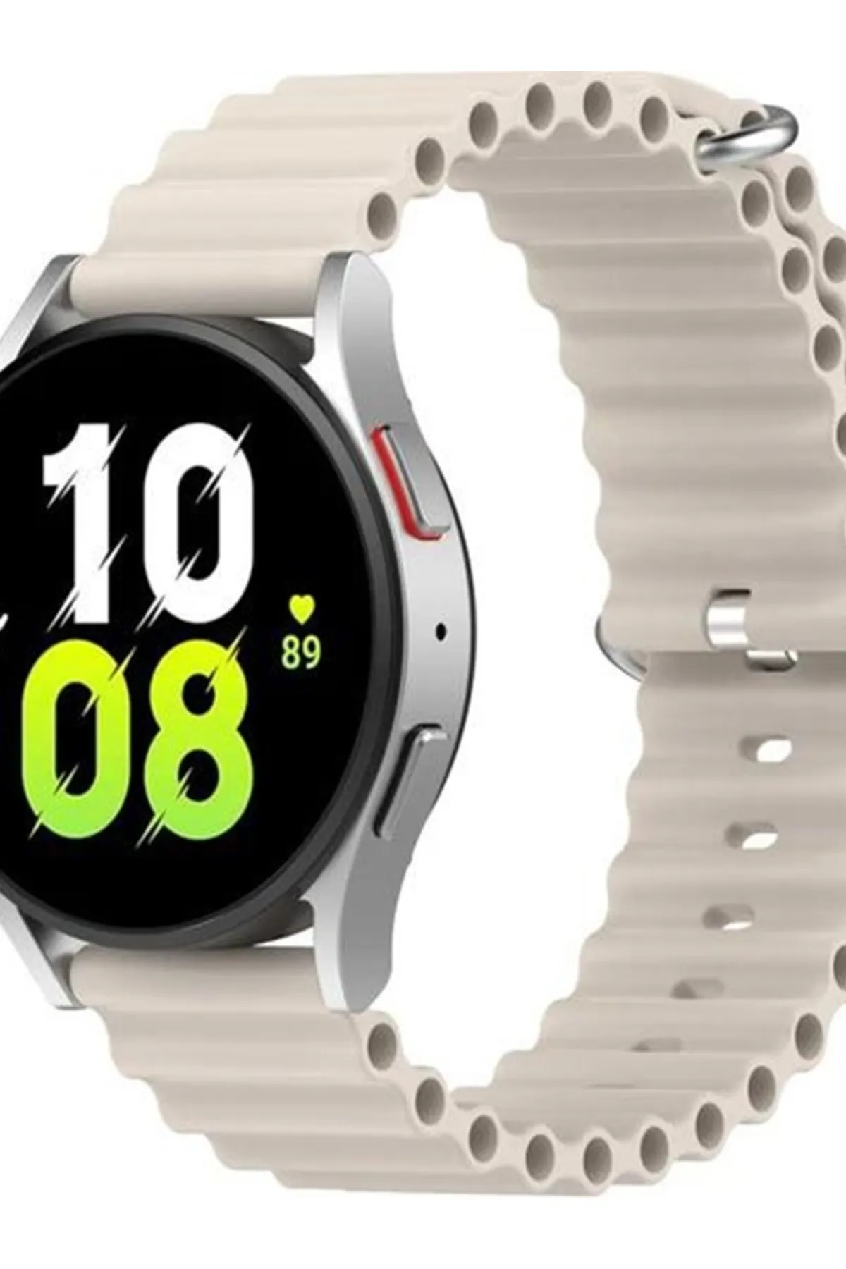 MarkaCase Garmin Vivoactive 4 Için Ocean Loop Silikon Kordon 22MM