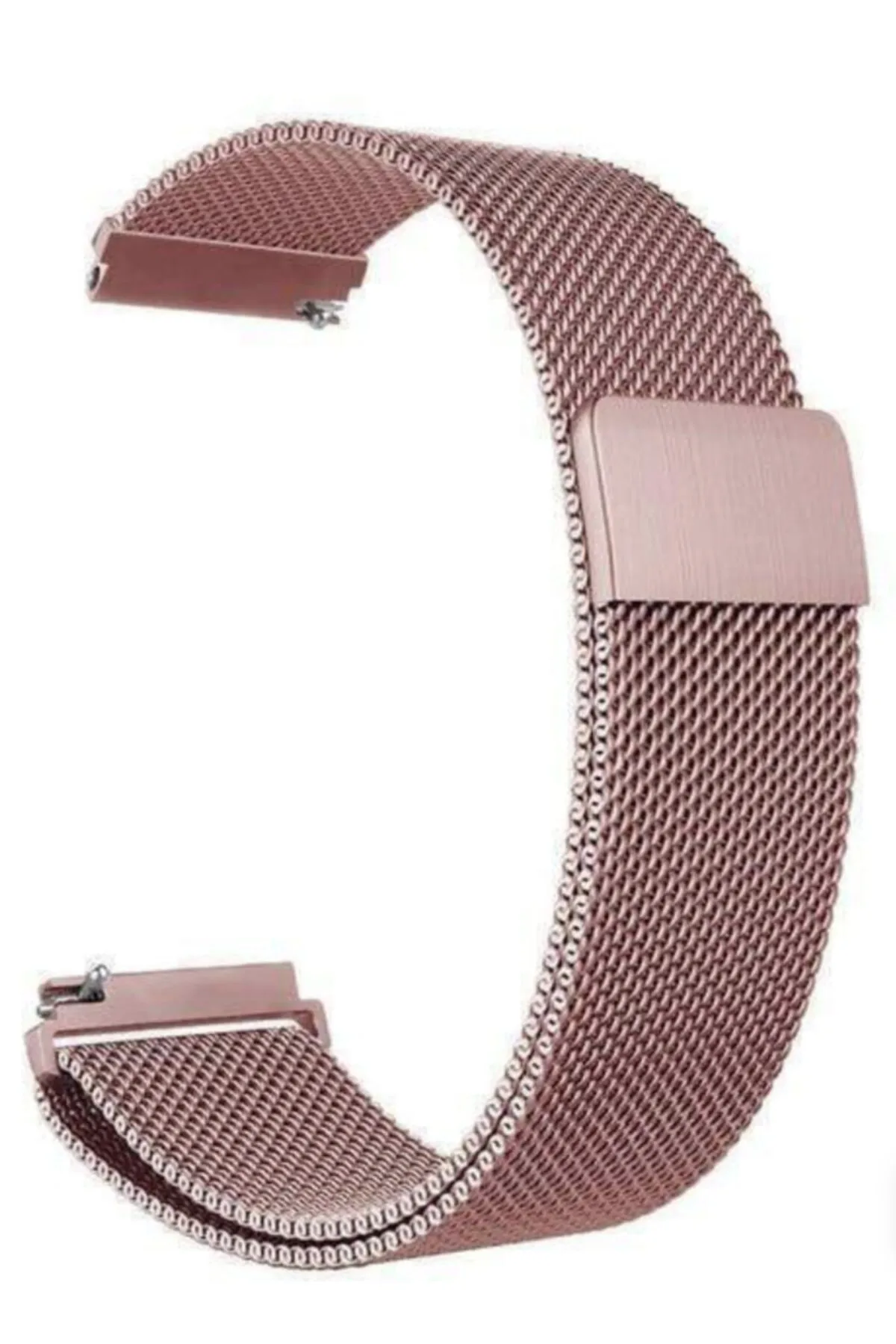 MarkaCase Fossil Watch Gen 6 Için Metal Milanese Kordon Rose
