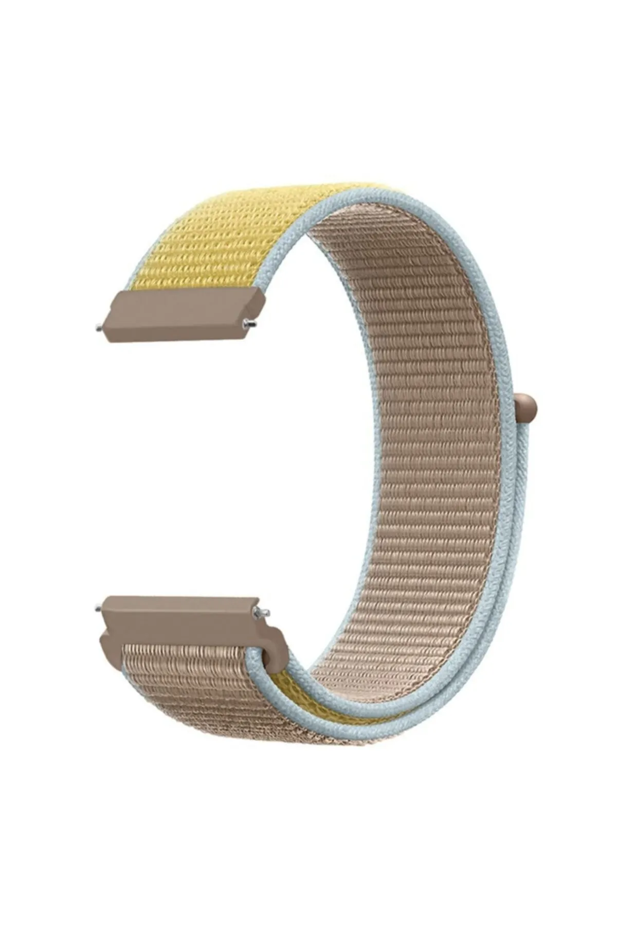 MarkaCase Fossil Watch Gen 6 Için Dokuma Kordon Camel