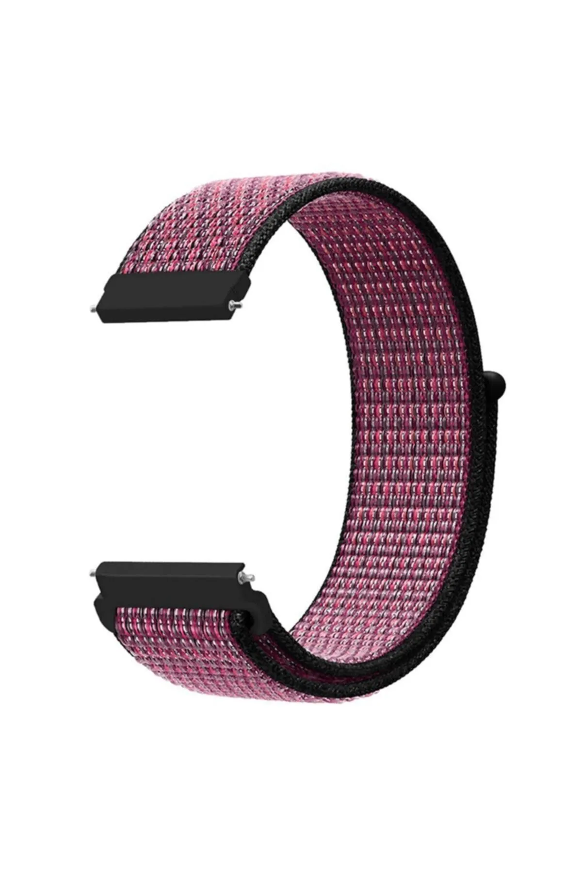 MarkaCase Fossil Watch Gen 6 Için Dokuma Kordon Pink Blast/true Berry