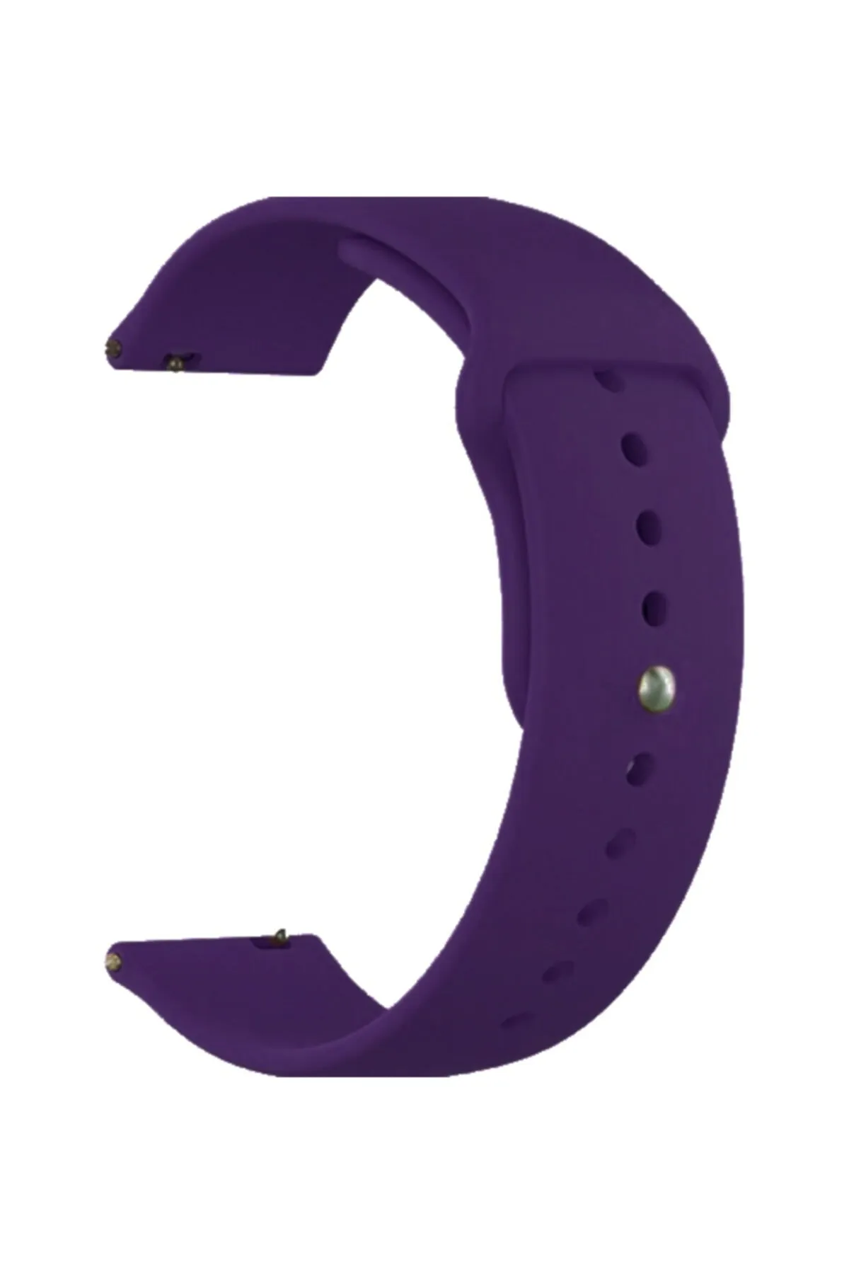 MarkaCase Fossil Watch Gen 6 Için Spor Silikon Kordon Mor