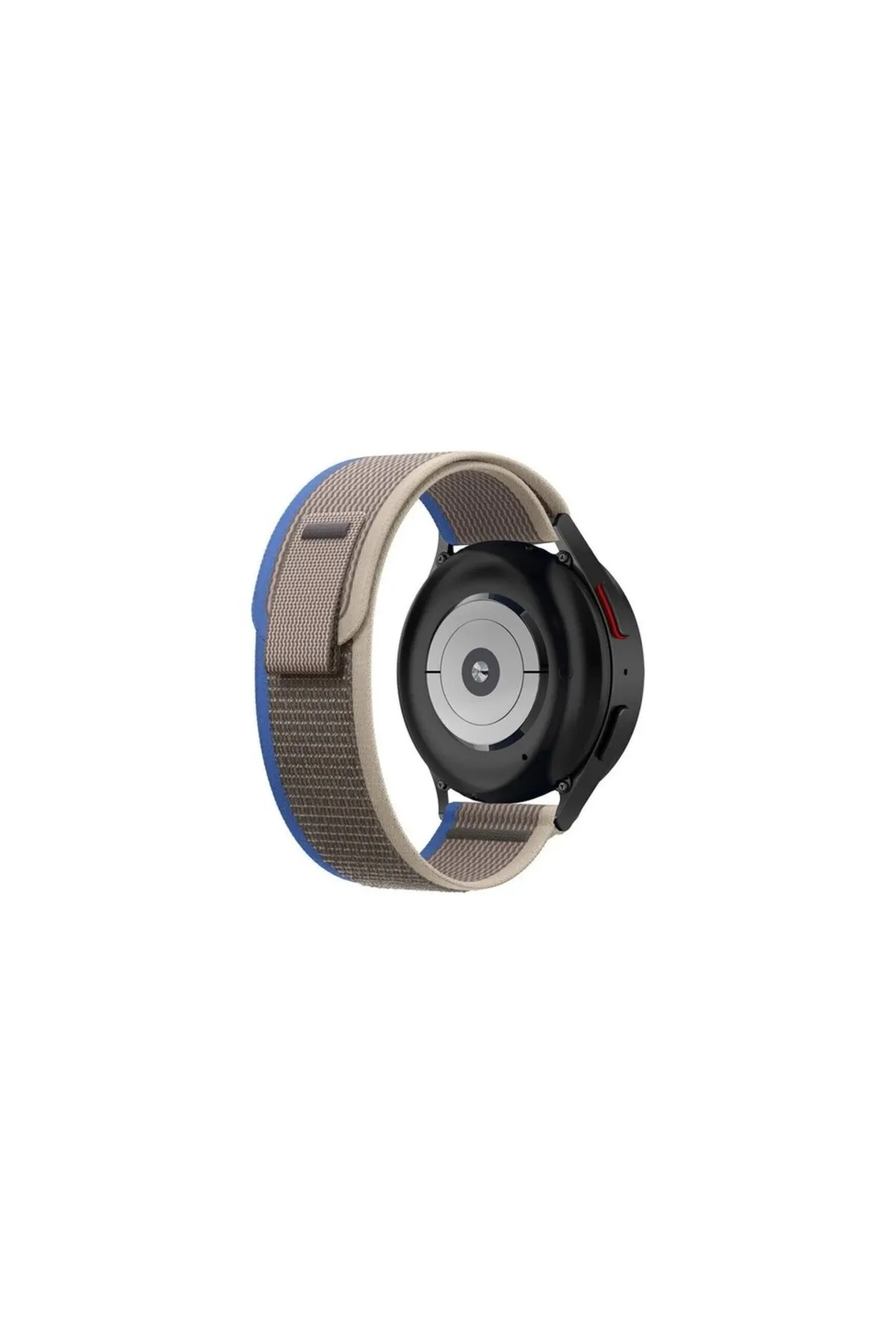 MarkaCase Amazfit Gtr 2 Klasik İçin Trail Kordon 22MM - Gri/Mavi görsel 2