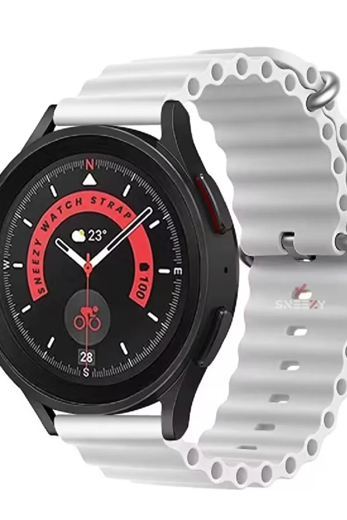 MarkaCase Huawei Watch Gt 2 46MM Için Ocean Loop Silikon Kordon (22MM)