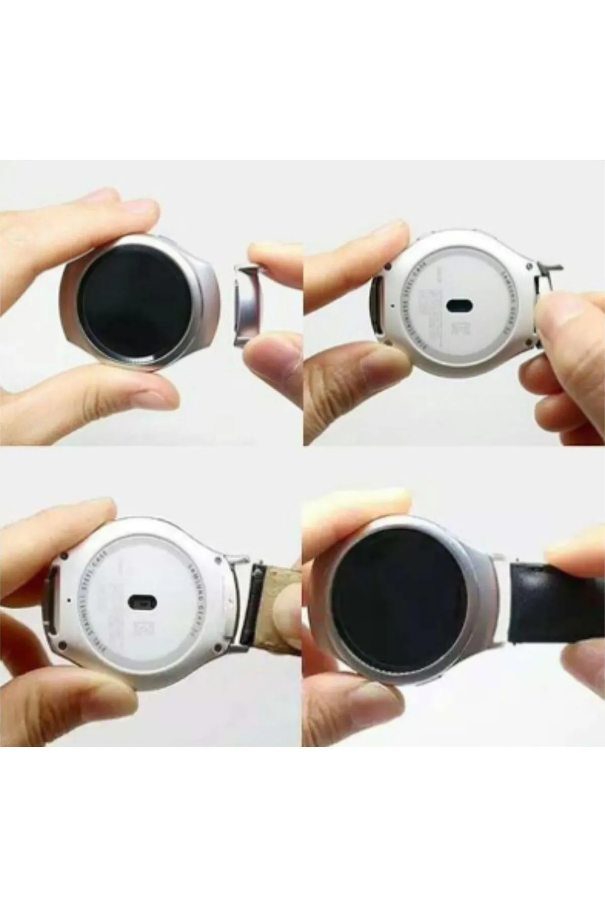 MarkaCase Samsung Gear S2 için Uyumlu Paslanmaz Çelik Metal Toka görsel 5