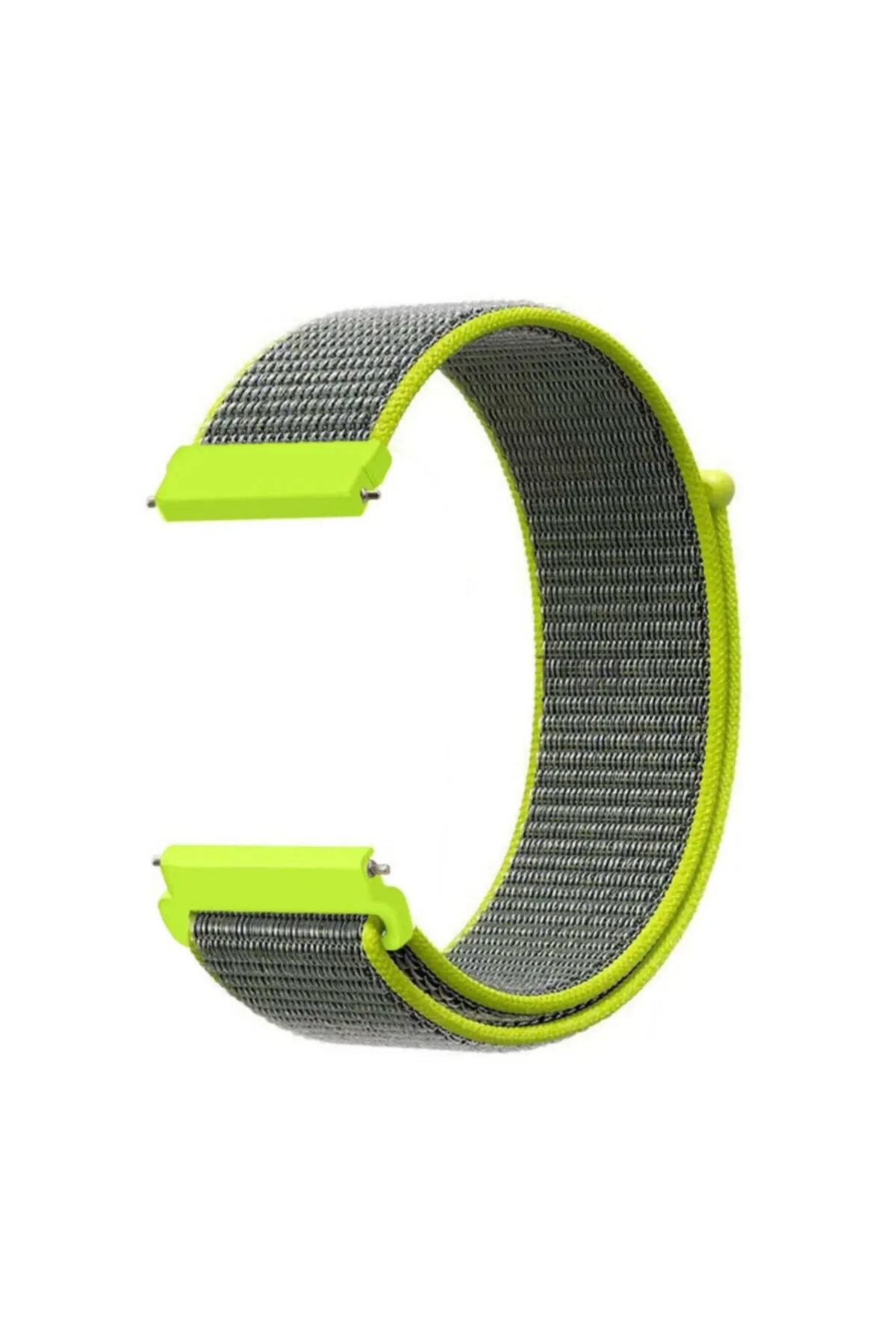 MarkaCase Fossil Watch Gen 6 Için Dokuma Kordon Neon Green