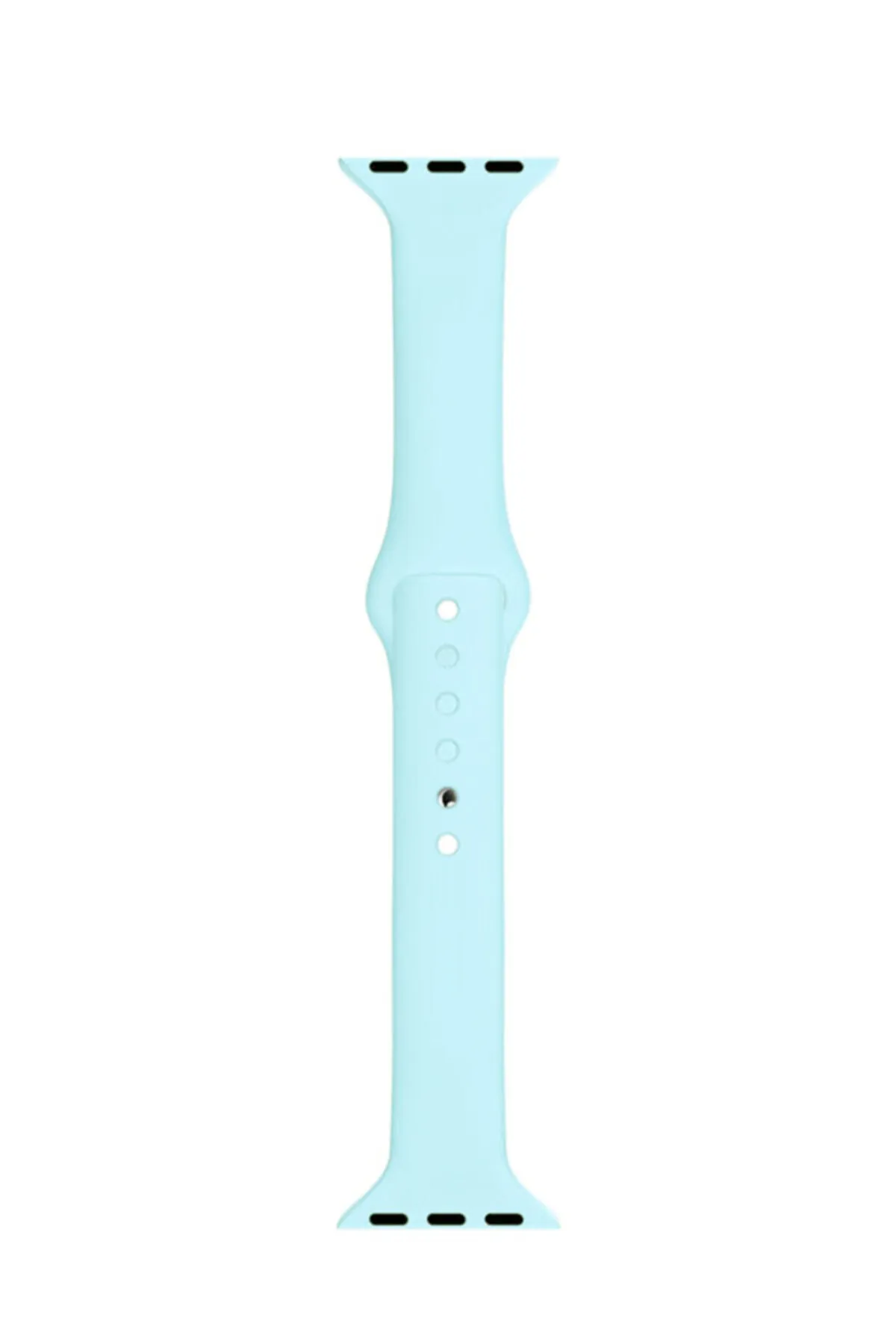 MarkaCase Apple Watch Seri 1 2 3 Için 42 Mm Slim Silikon Kordon Sky Blue