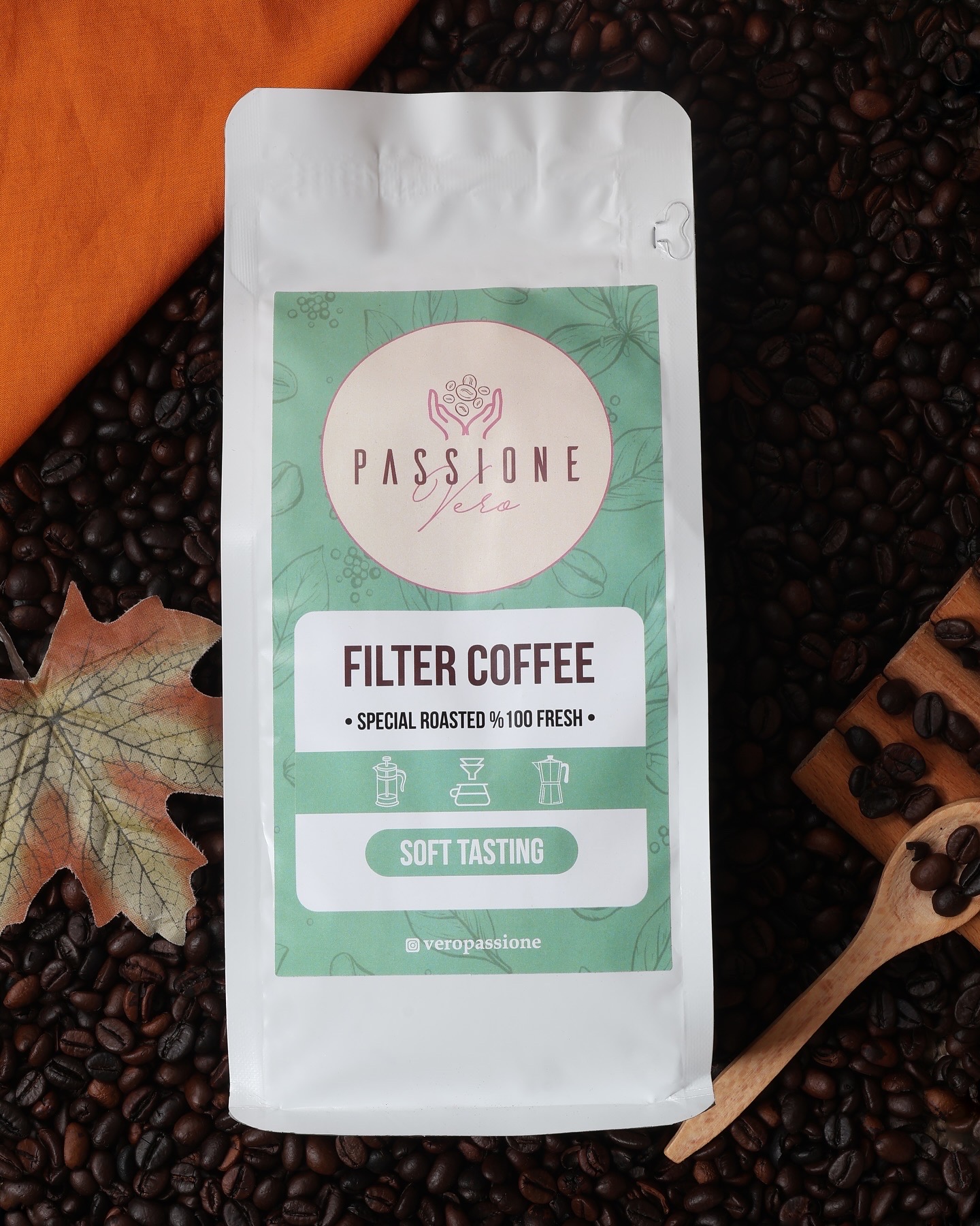 Vero Passione Öğütülmüş Filtre Kahve 250gr görsel 4
