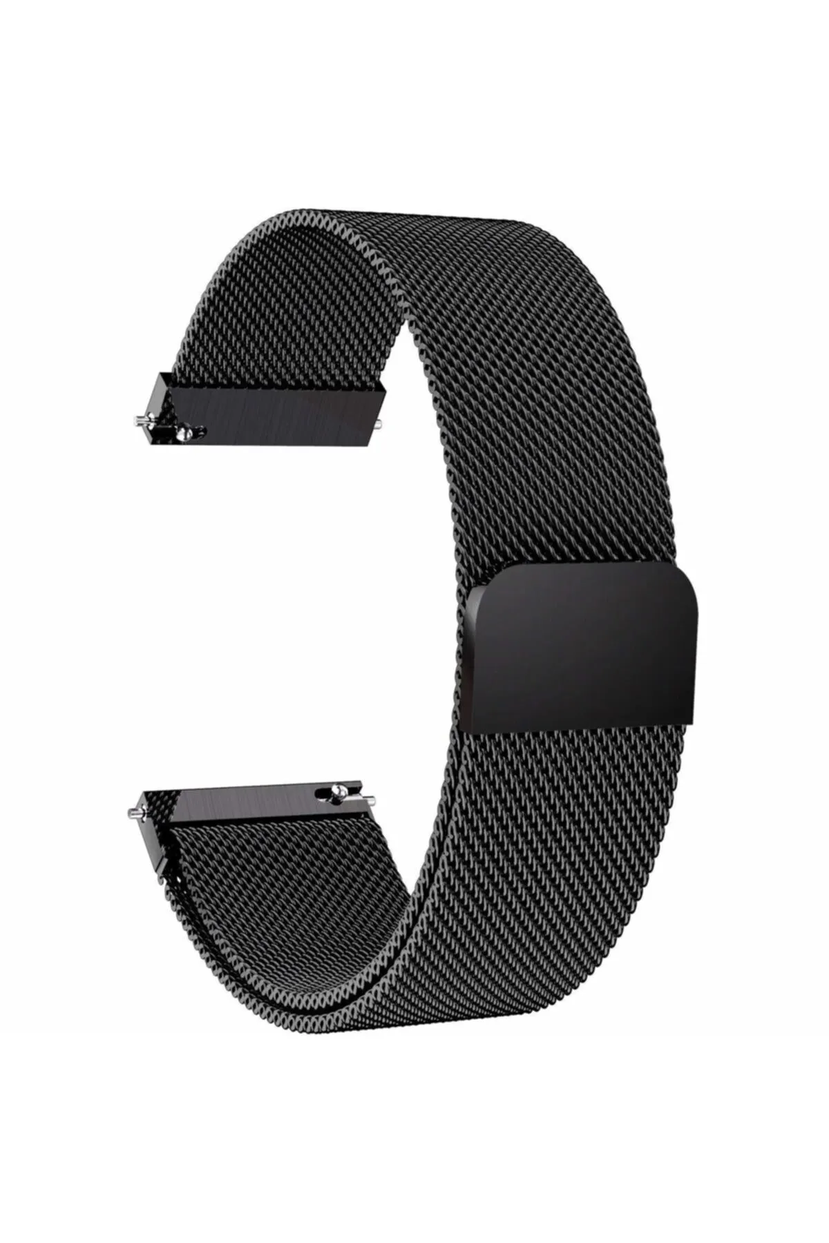 MarkaCase Honor Magicwatch 2 42 Mm Için Metal Mıknatıslı Milanese Kordon Siyah