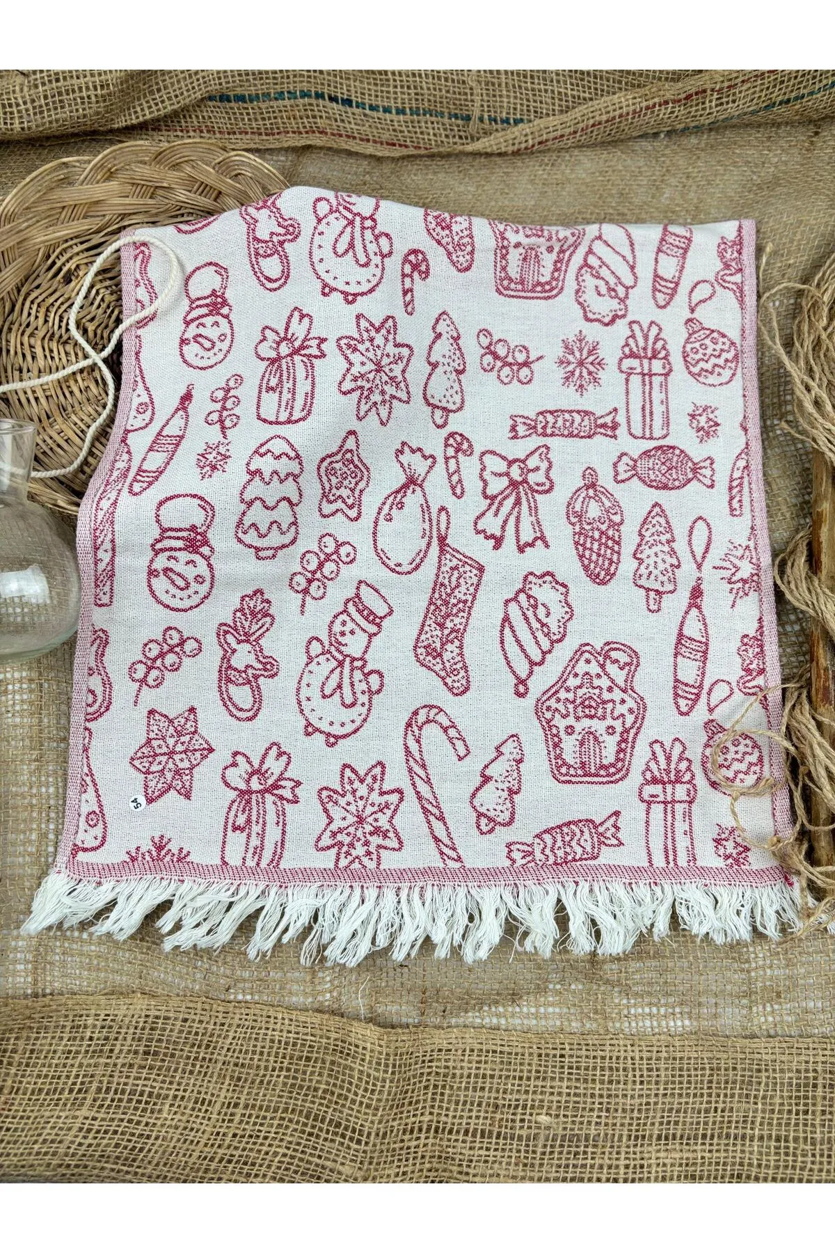 Buldan Concept Tea towel cook peşkir - Kırmızı 45*80 görsel 2