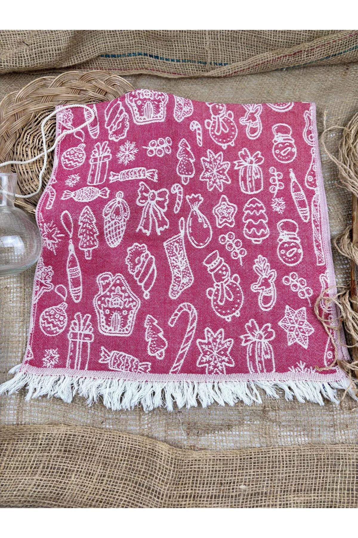 Buldan Concept Tea towel cook peşkir - Kırmızı 45*80
