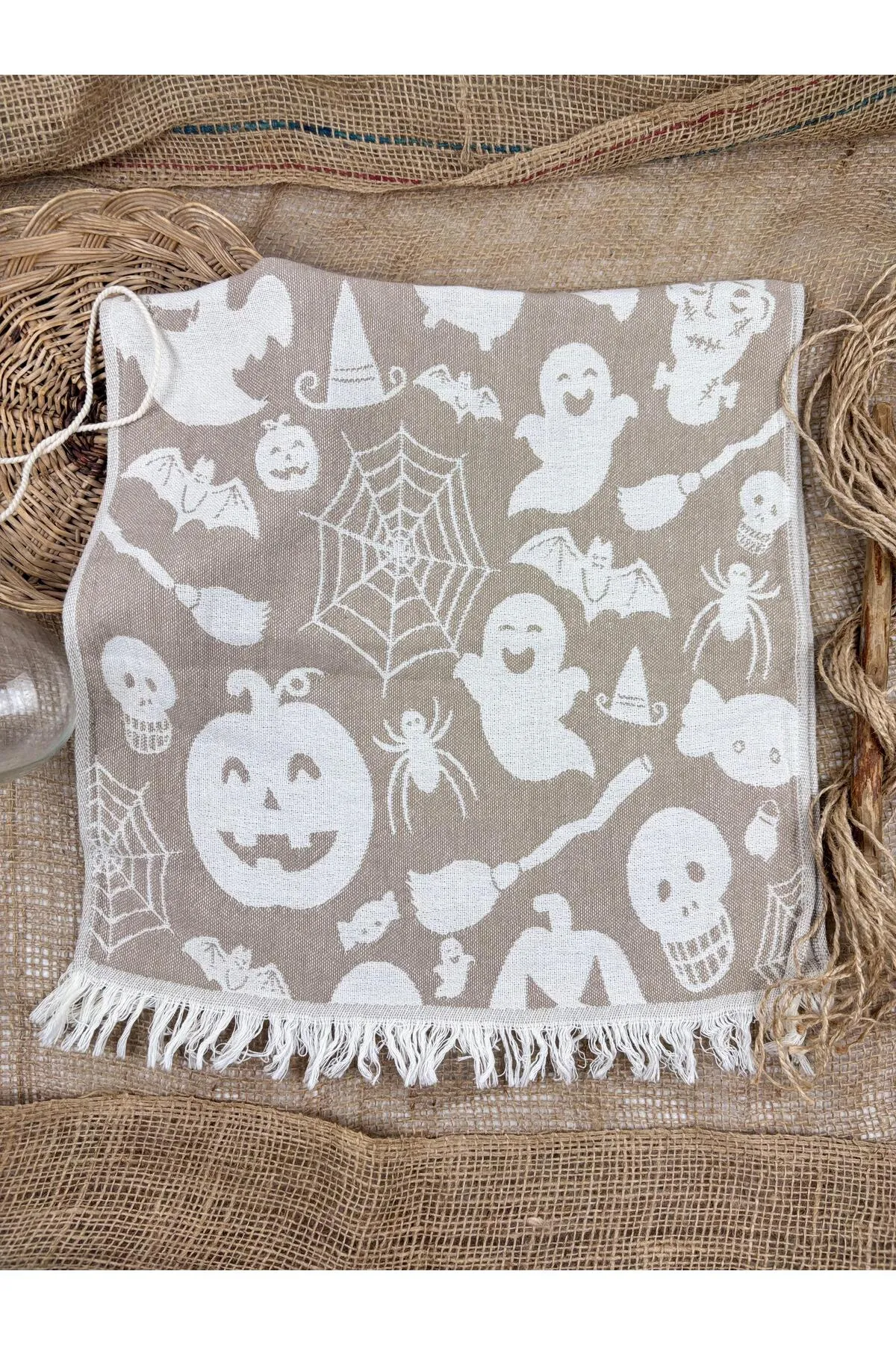 Buldan Concept Tea towel halloween peşkir - Bej 45*80 görsel 2