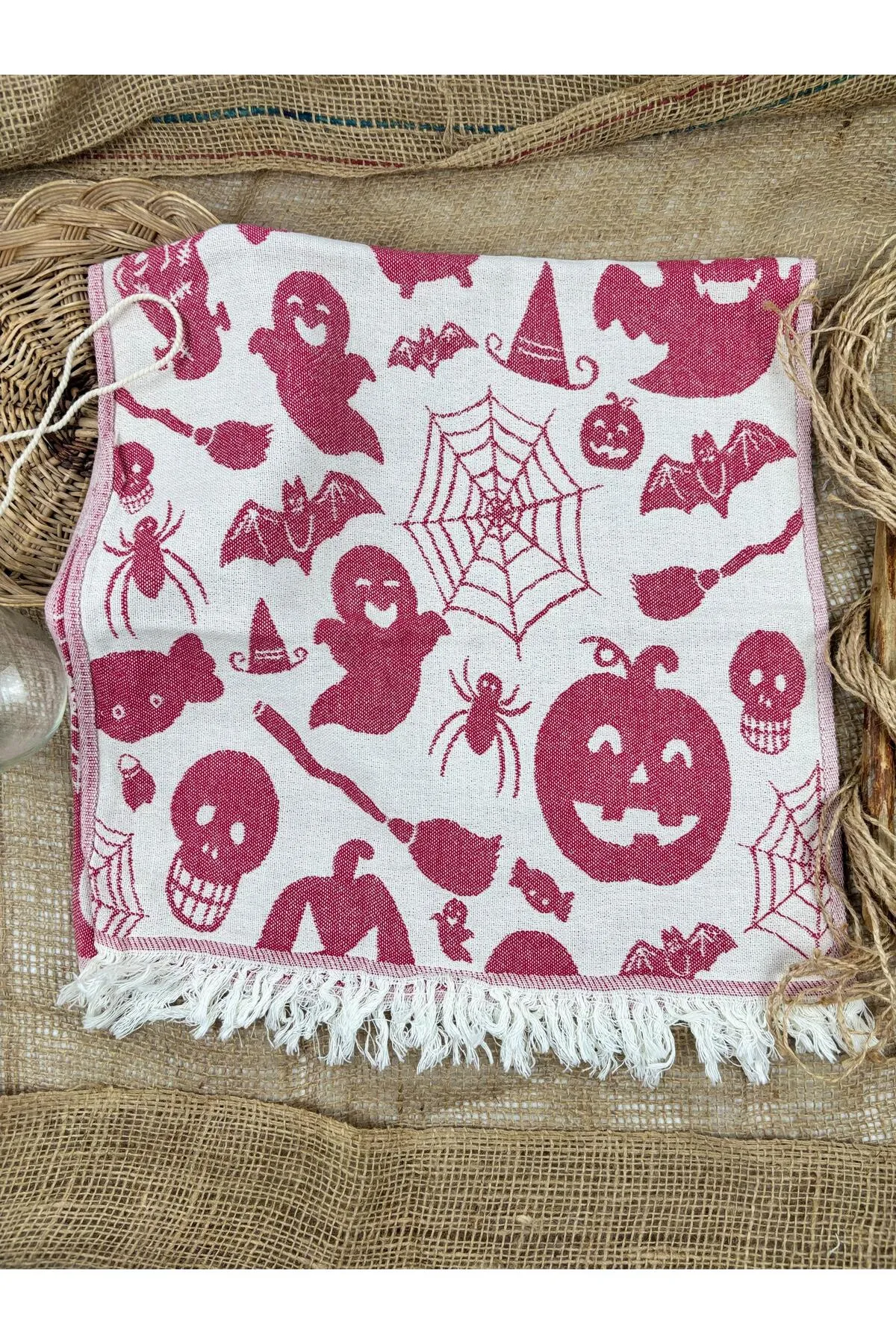 Buldan Concept Tea towel halloween peşkir - Kırmızı 45*80 görsel 2