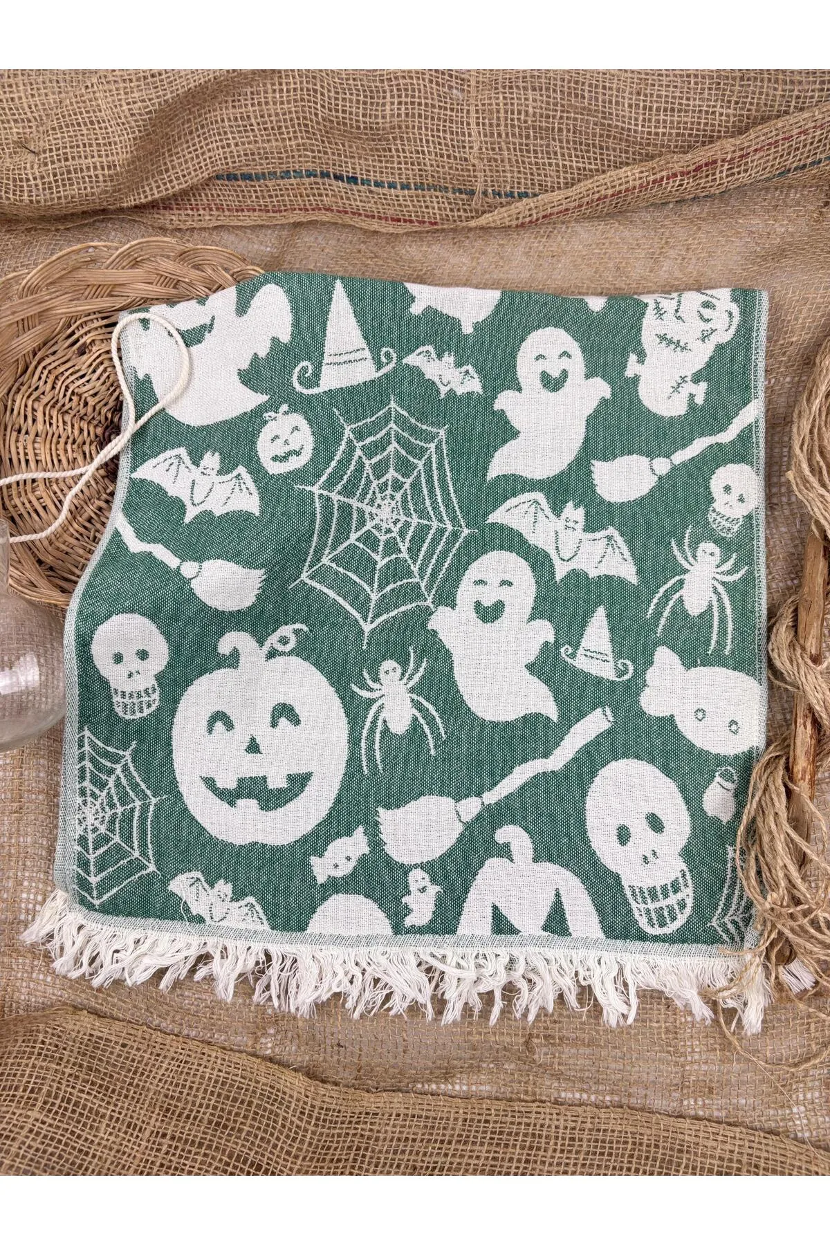 Buldan Concept Tea towel halloween peşkir - Yeşil 45*80