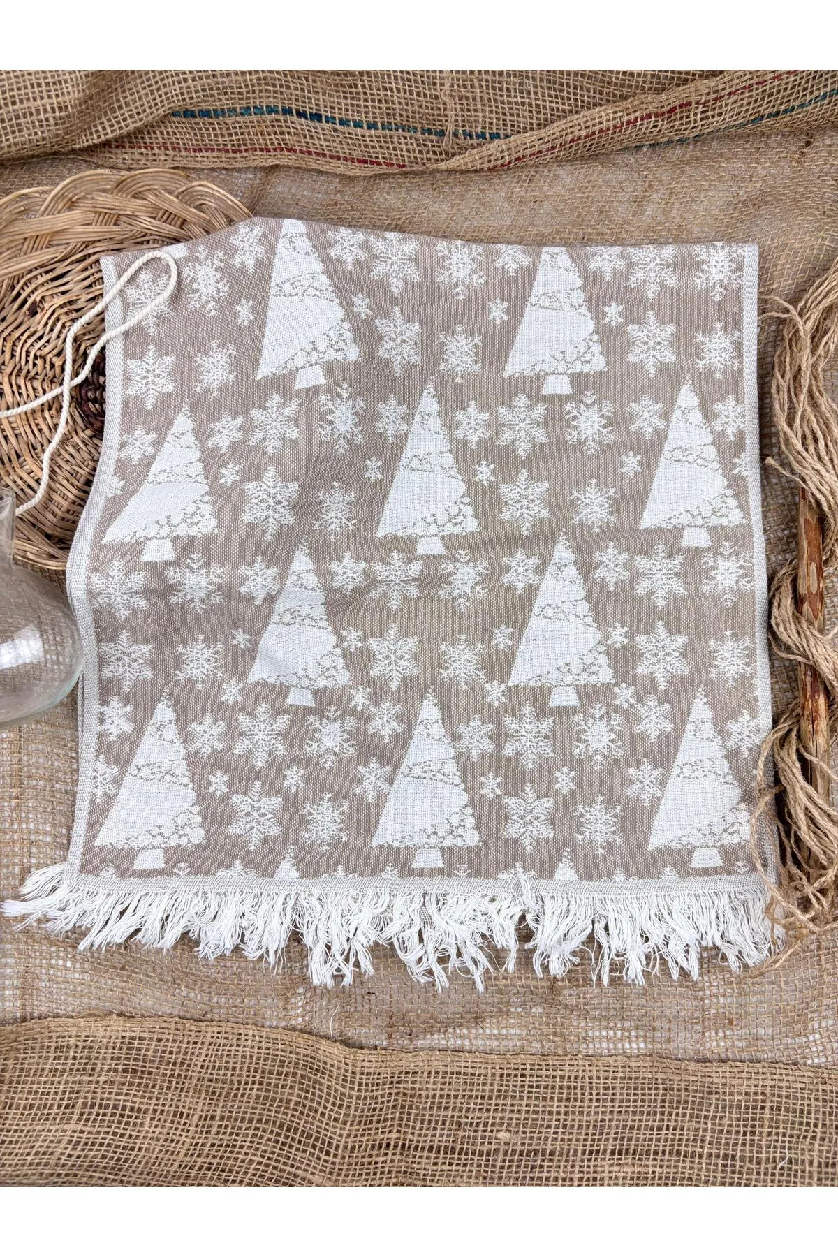 Buldan Concept Tea towel xmass peşkir - Bej 48*80 görsel 2